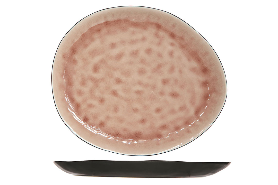 Laguna Old Rose Plat Bord ovaal - Set van 4