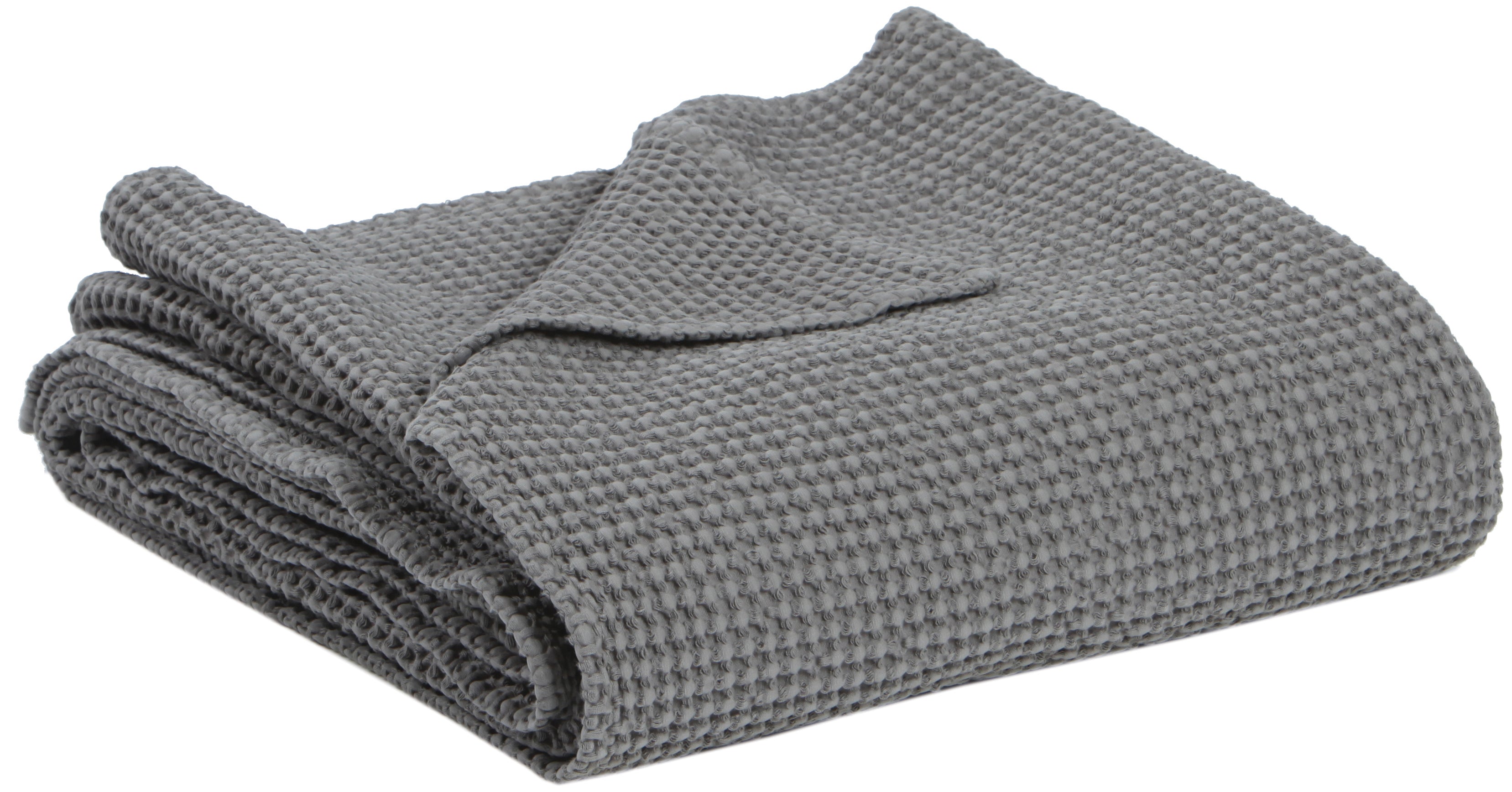 Gerecyclede plaid Maia Tourterelle 180 X 260