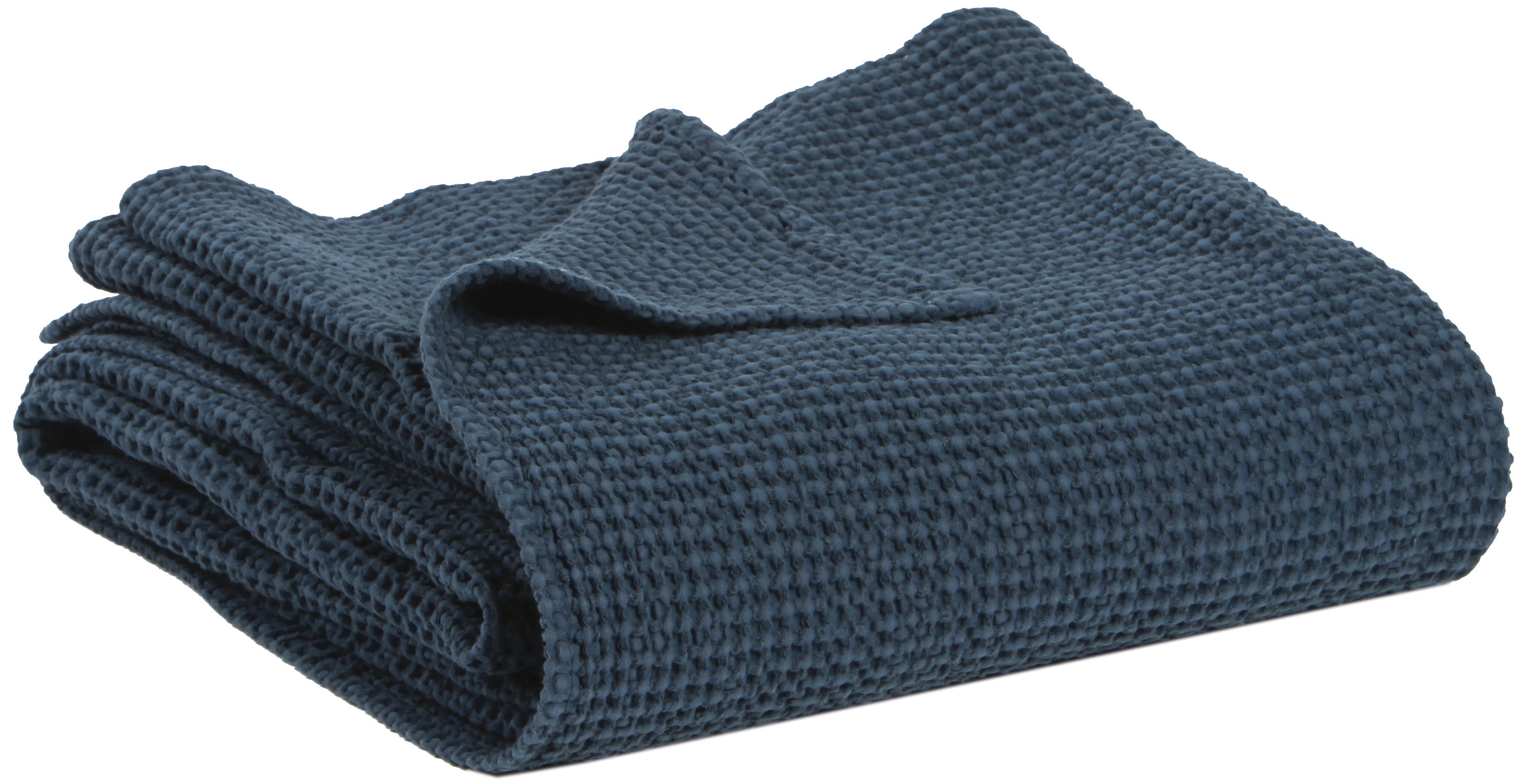 Gerecyclede plaid Maia Navy 180 X 260
