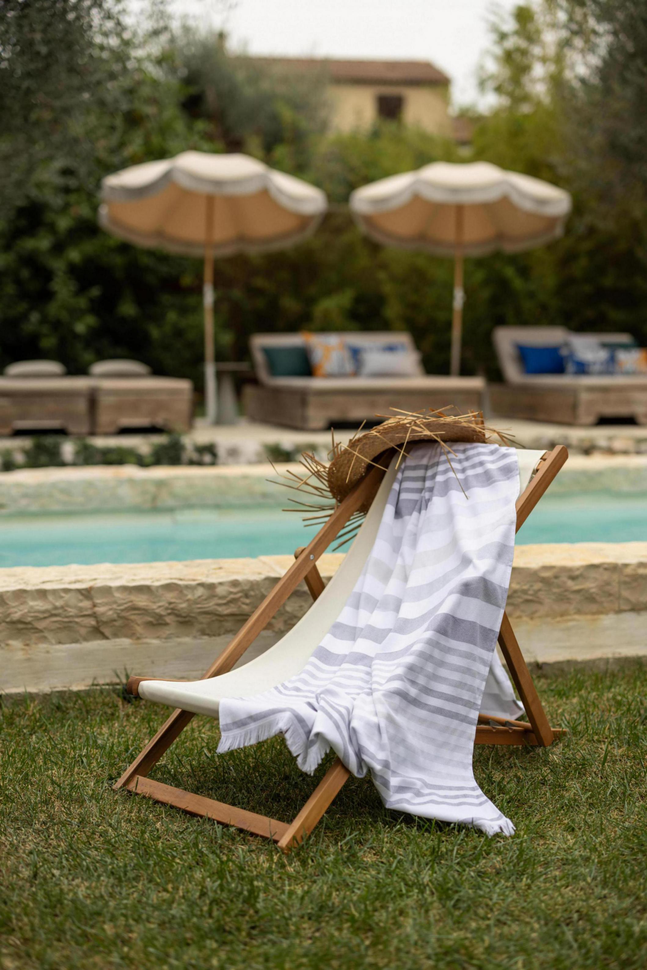 Gerecycleerde hammamdoek Samoa Tonnerre 100 X 200