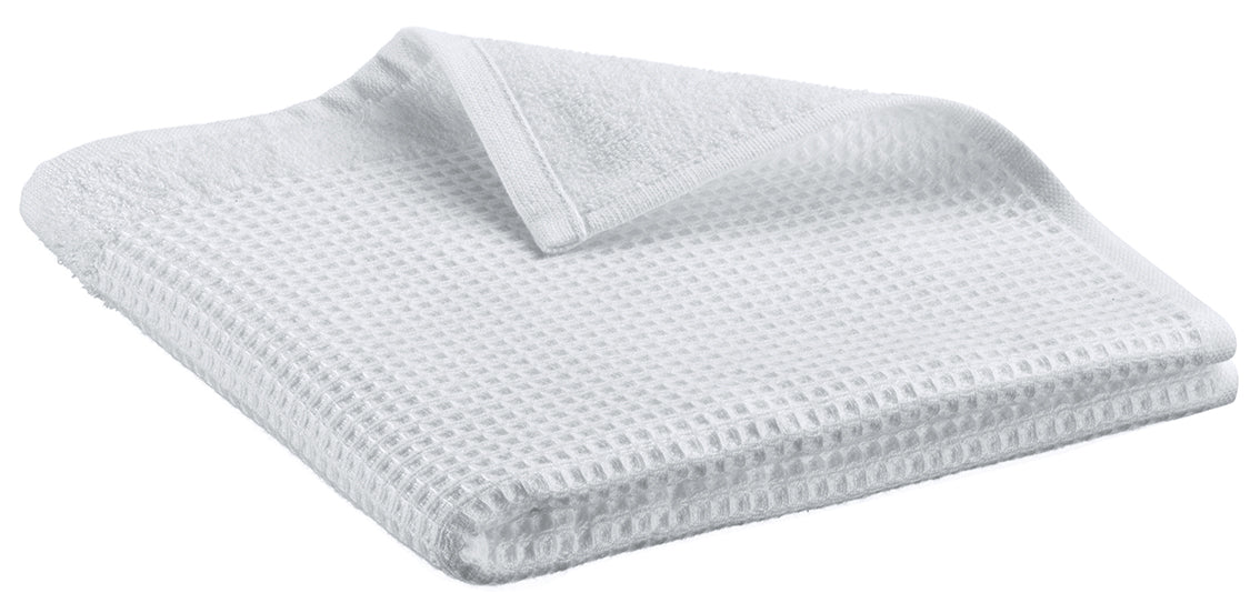 Gerecycleerde gastendoek Abby Blanc 30 X 50