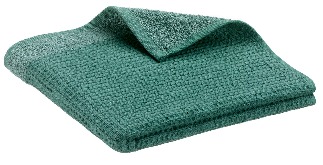 Gerecycleerde gastendoek Abby Émeraude 30 X 50