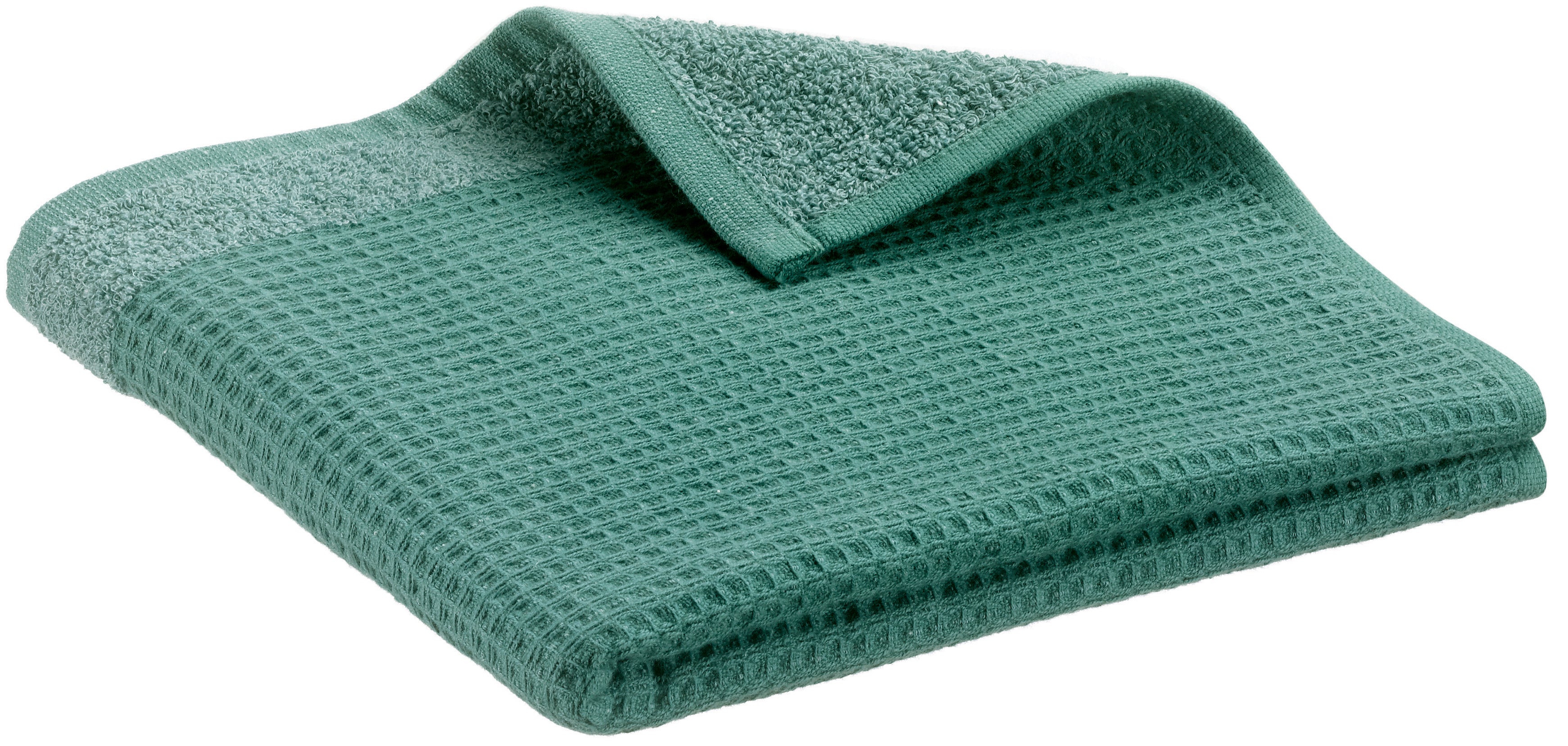 Gerecycleerde handdoek Abby Émeraude 50 X 100