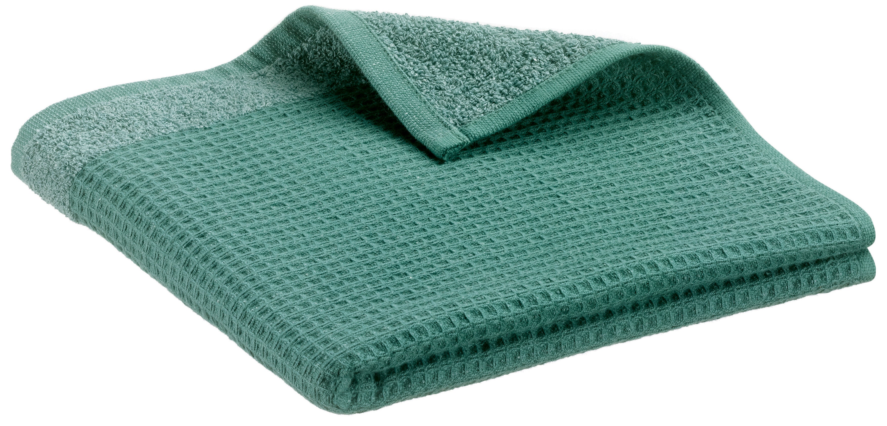 Gerecycleerde douchehanddoek Abby Émeraude 70 X 130
