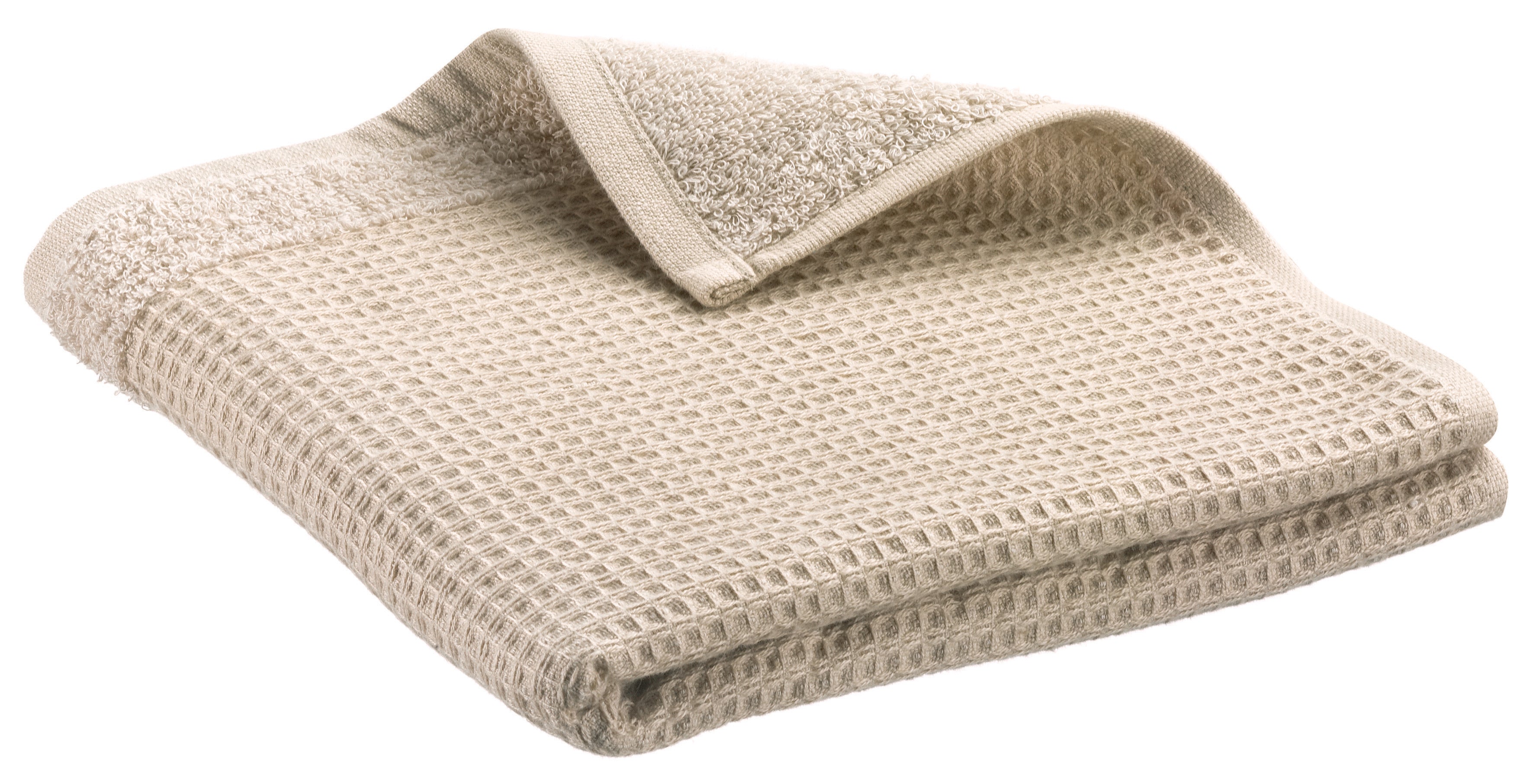 Gerecycleerde douchehanddoek Abby Naturel 70 X 130