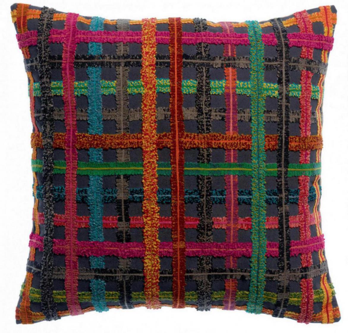 Geborduurd kussen Soline Multico 45 X 45