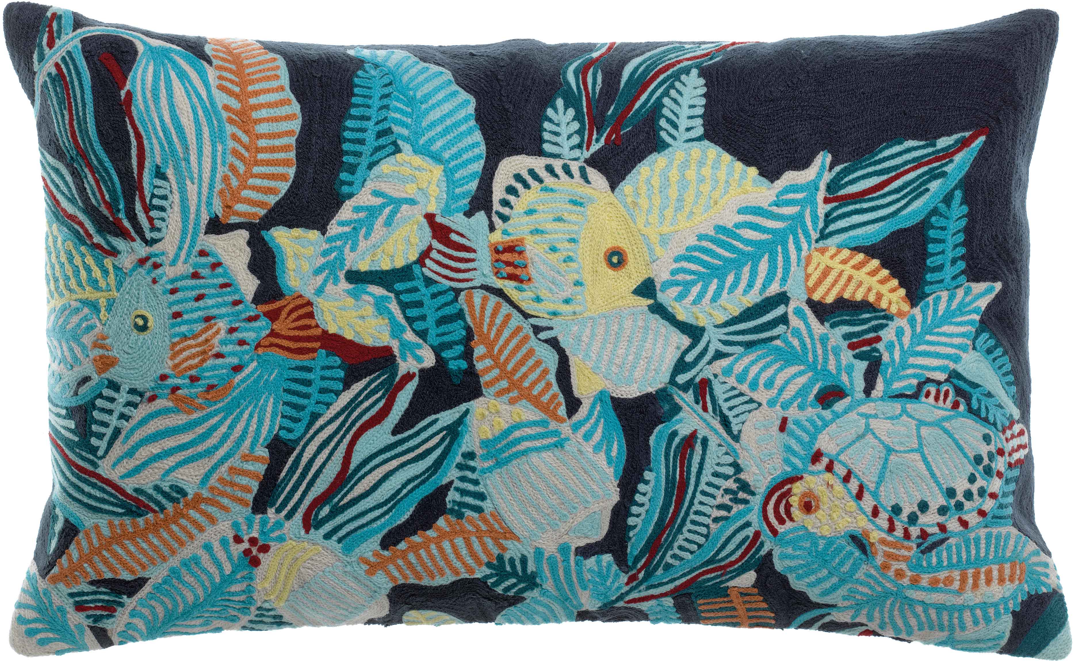 Geborduurd kussen Dori Marine 30 X 50