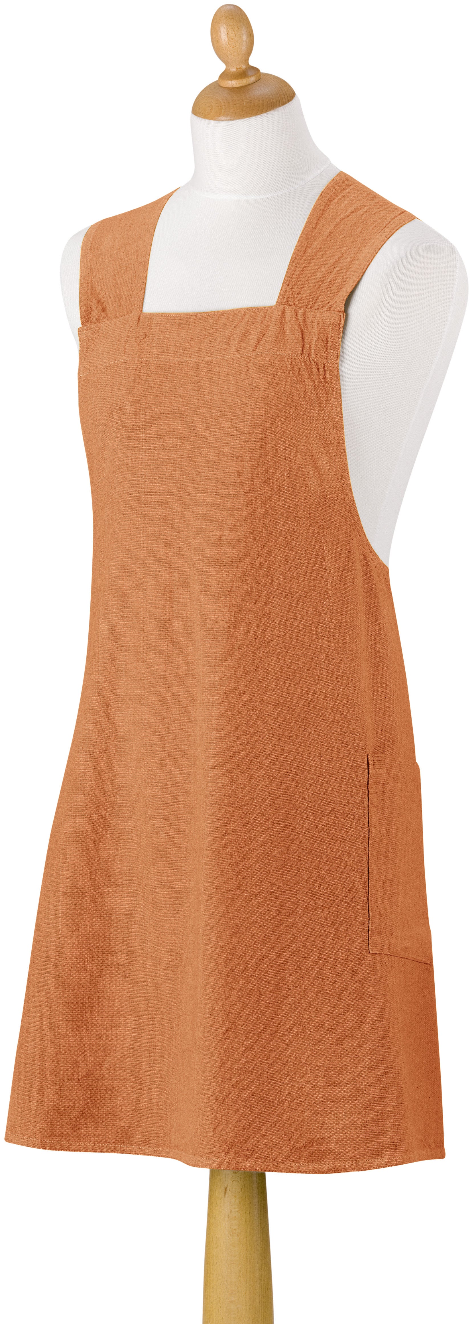 Japans gerecycleerd keukenschort Haru Caramel 78 X 100