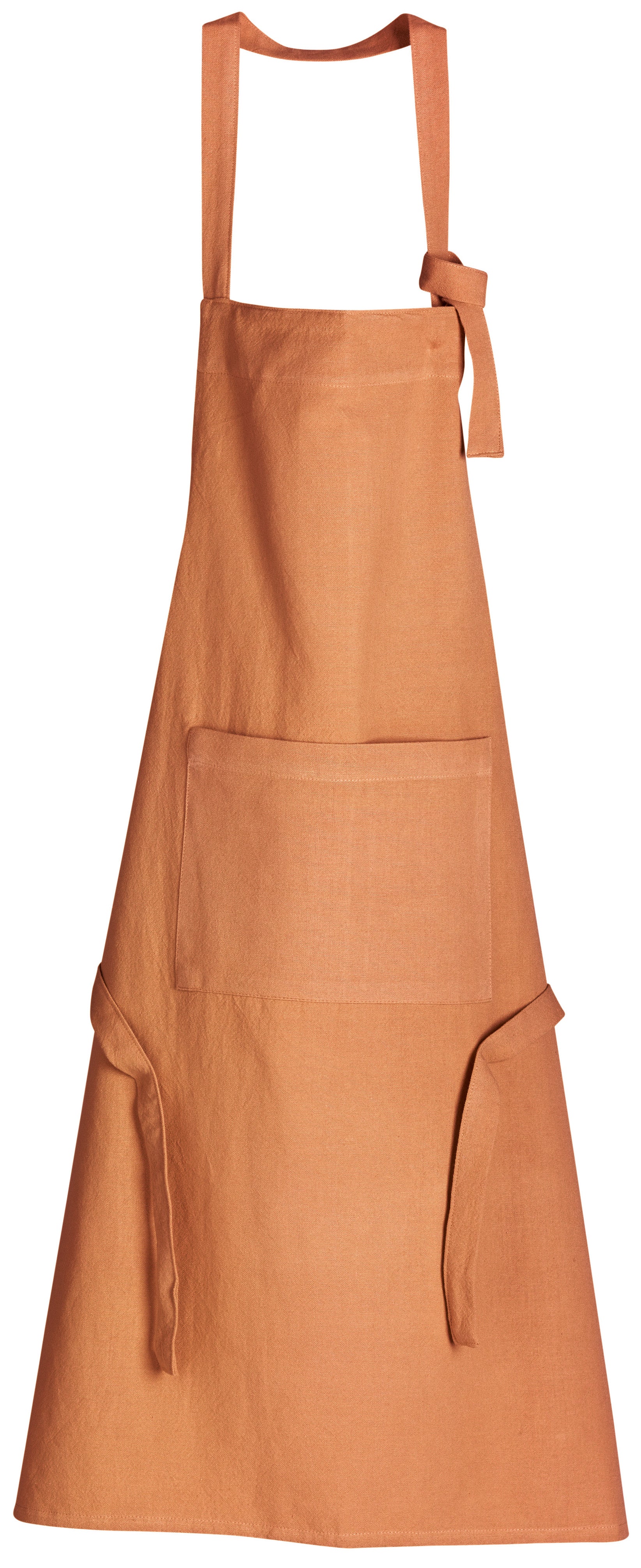 Gerecycleerd keukenschort Ada Caramel 72 X 85