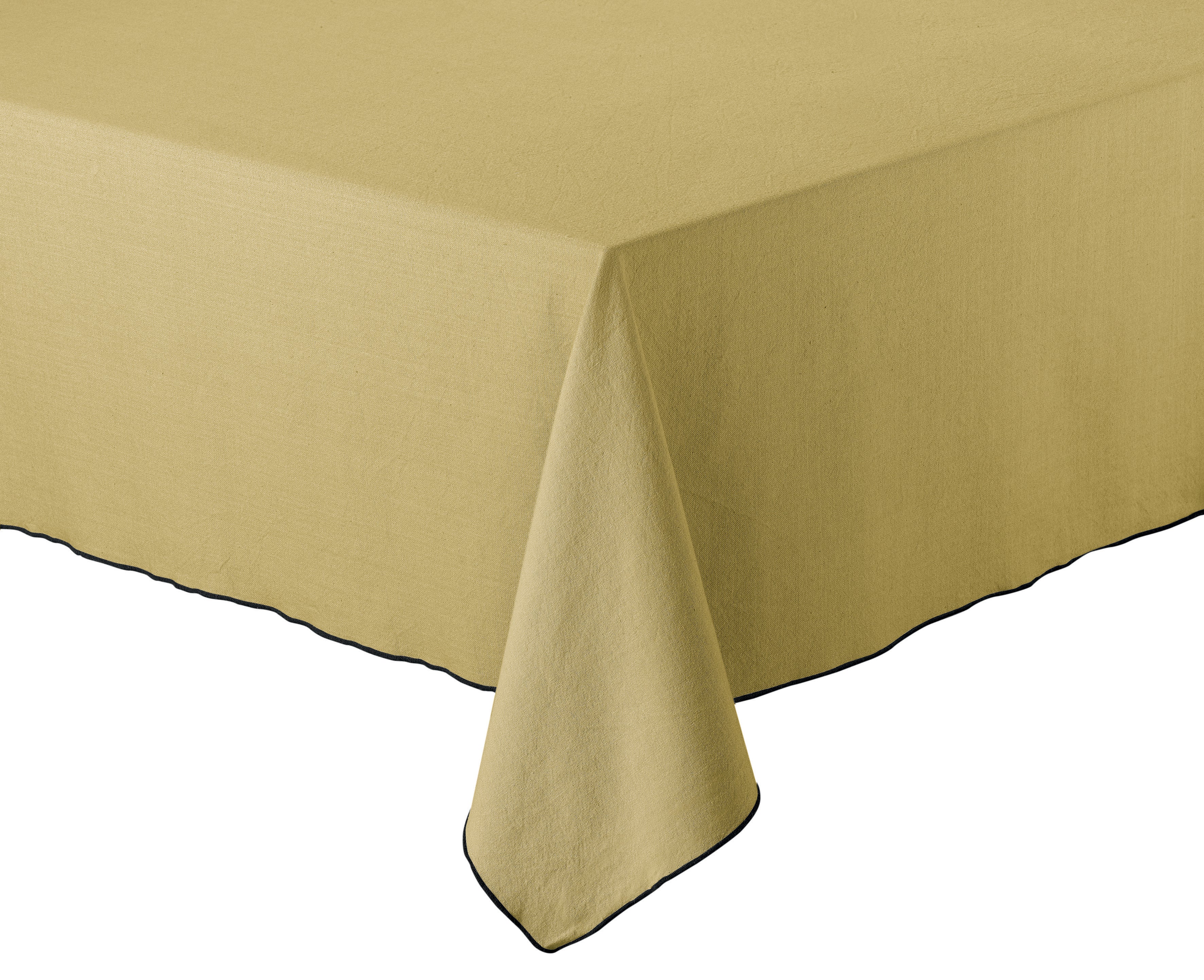 Gerecycleerd tafelkleed Grace Kaki 140 X 250