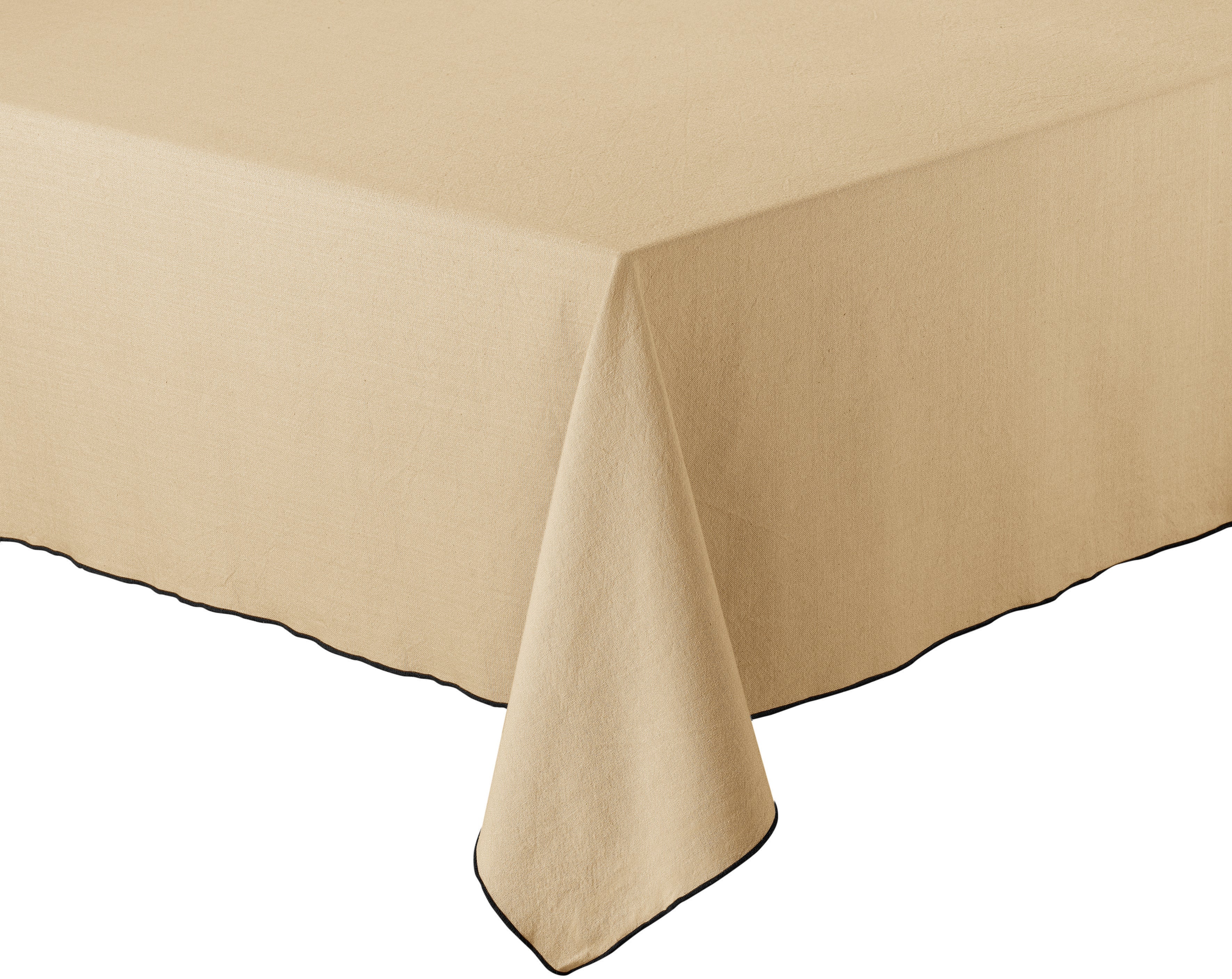 Gerecycleerd tafelkleed Grace Camel 140 X 250