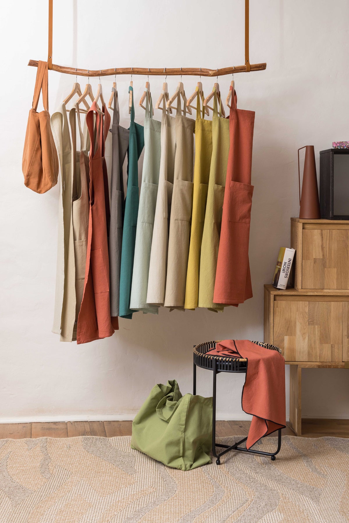 Gerecycleerde theedoek Isae Tomette 50 X 70