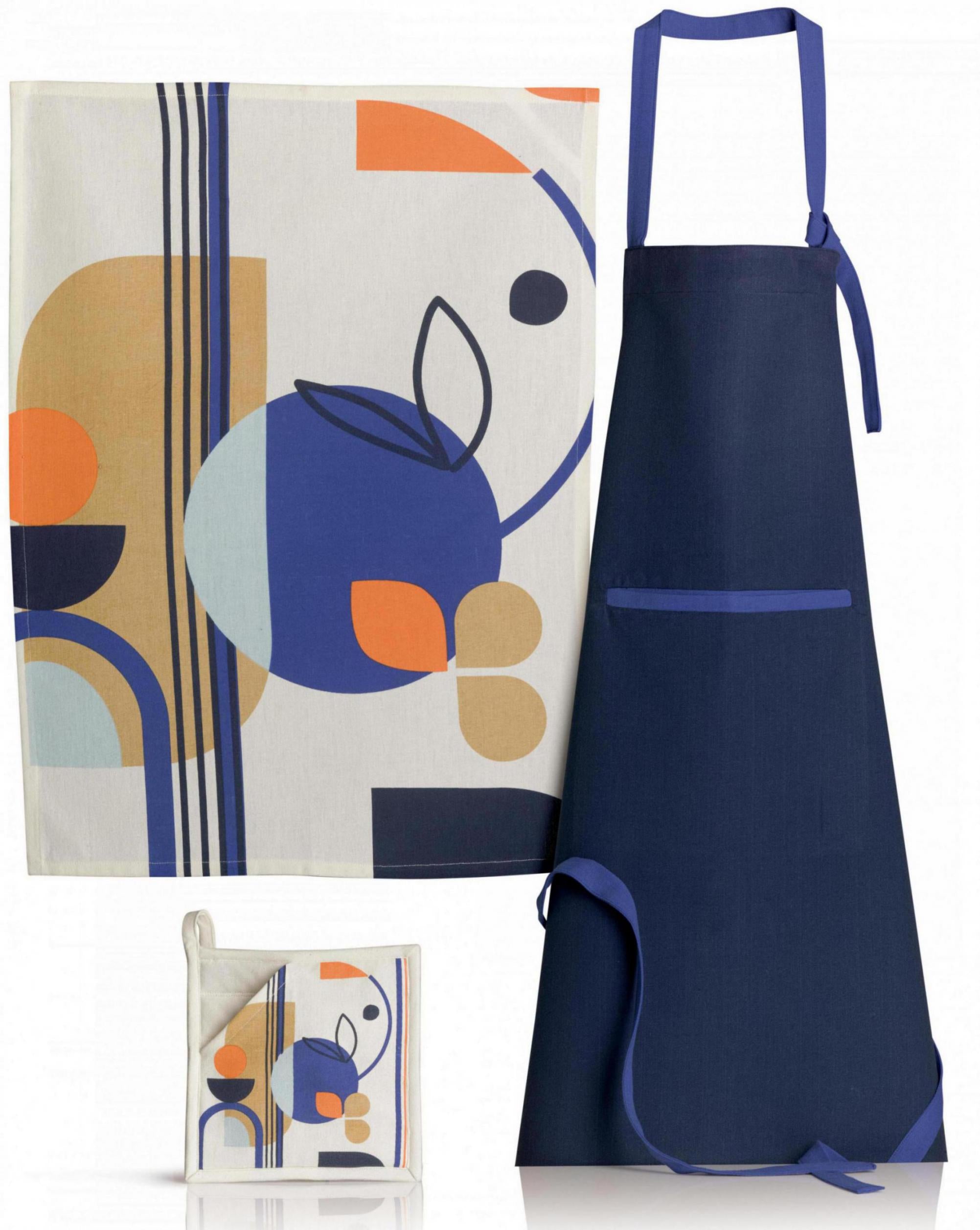 Titouan keukenschort Bleu 72 X 85