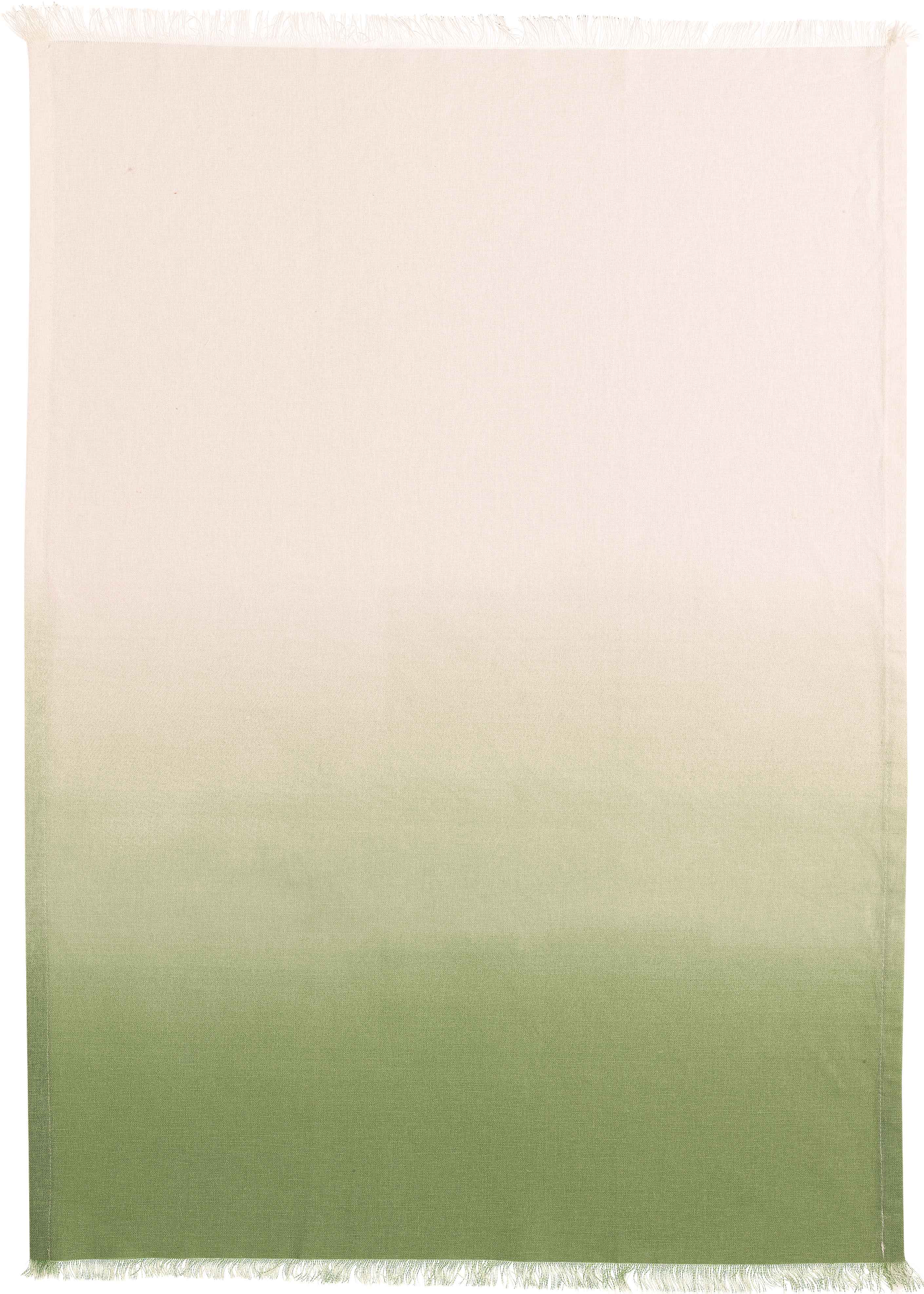 Gerecycleerde theedoek Tie&Dye Cactus 50 X 70