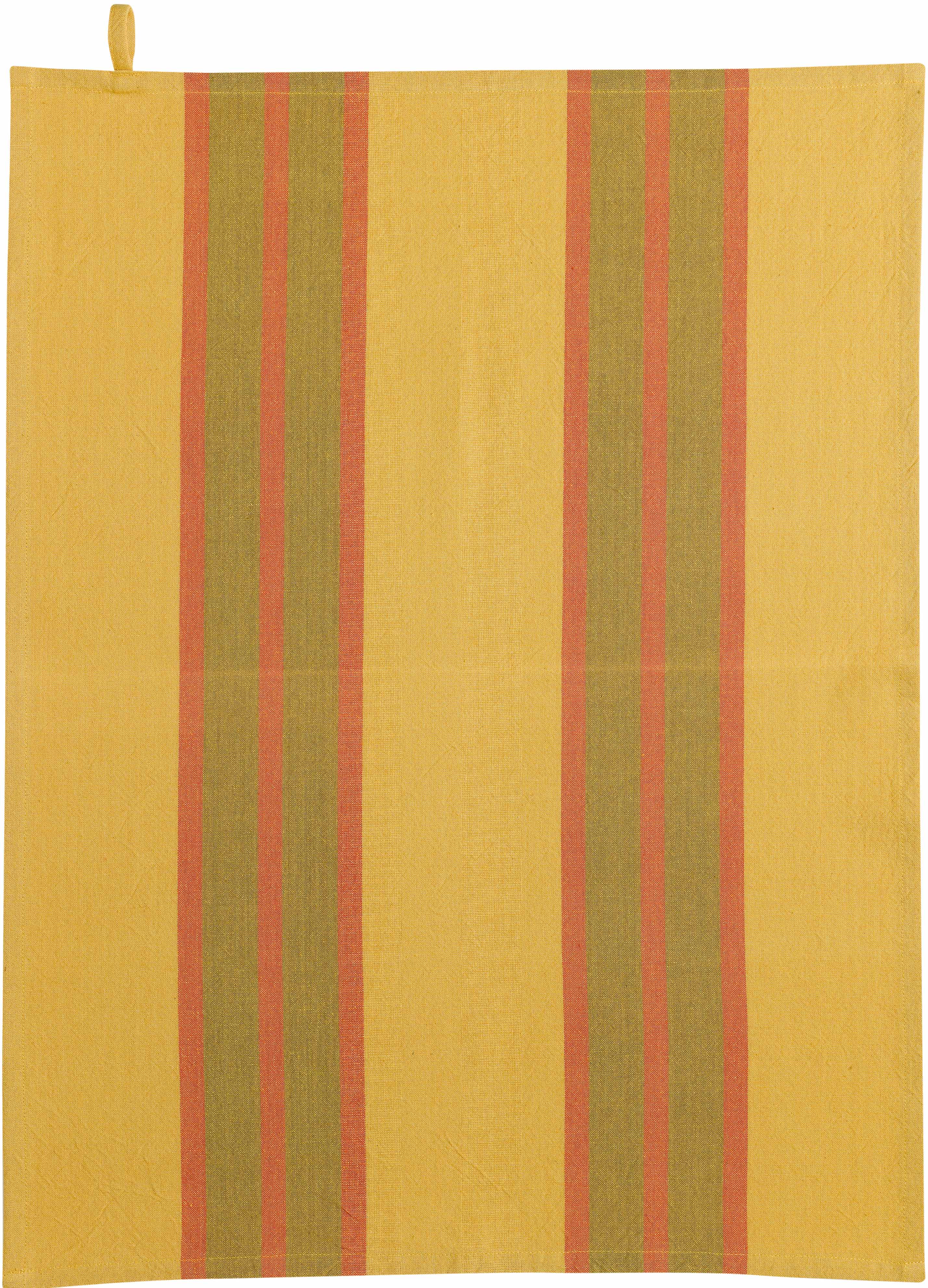 Gerecycleerde theedoek Yuna Curry 50 X 70