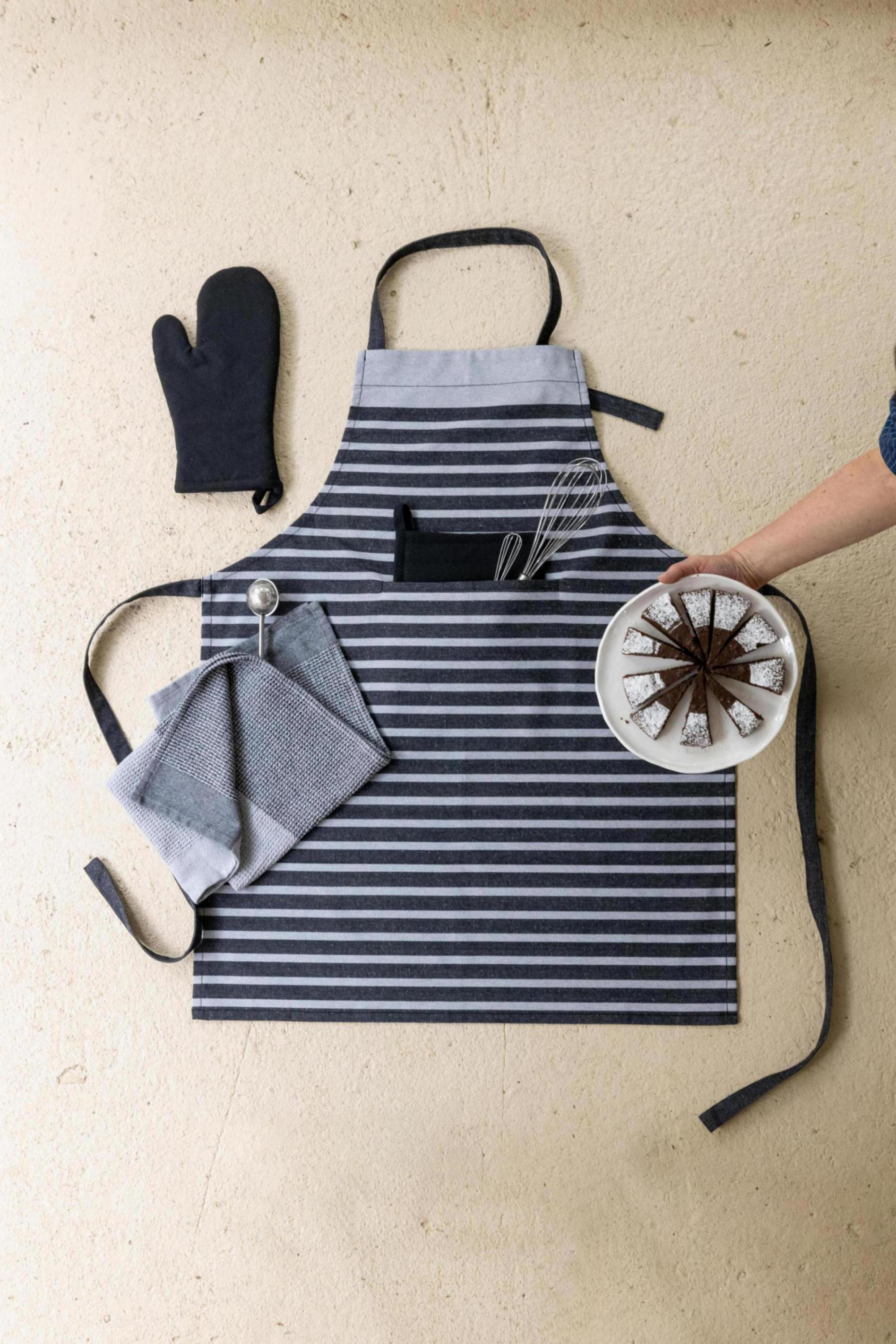 Gerecycleerde wafeldoek Finn Ombre 50 X 70