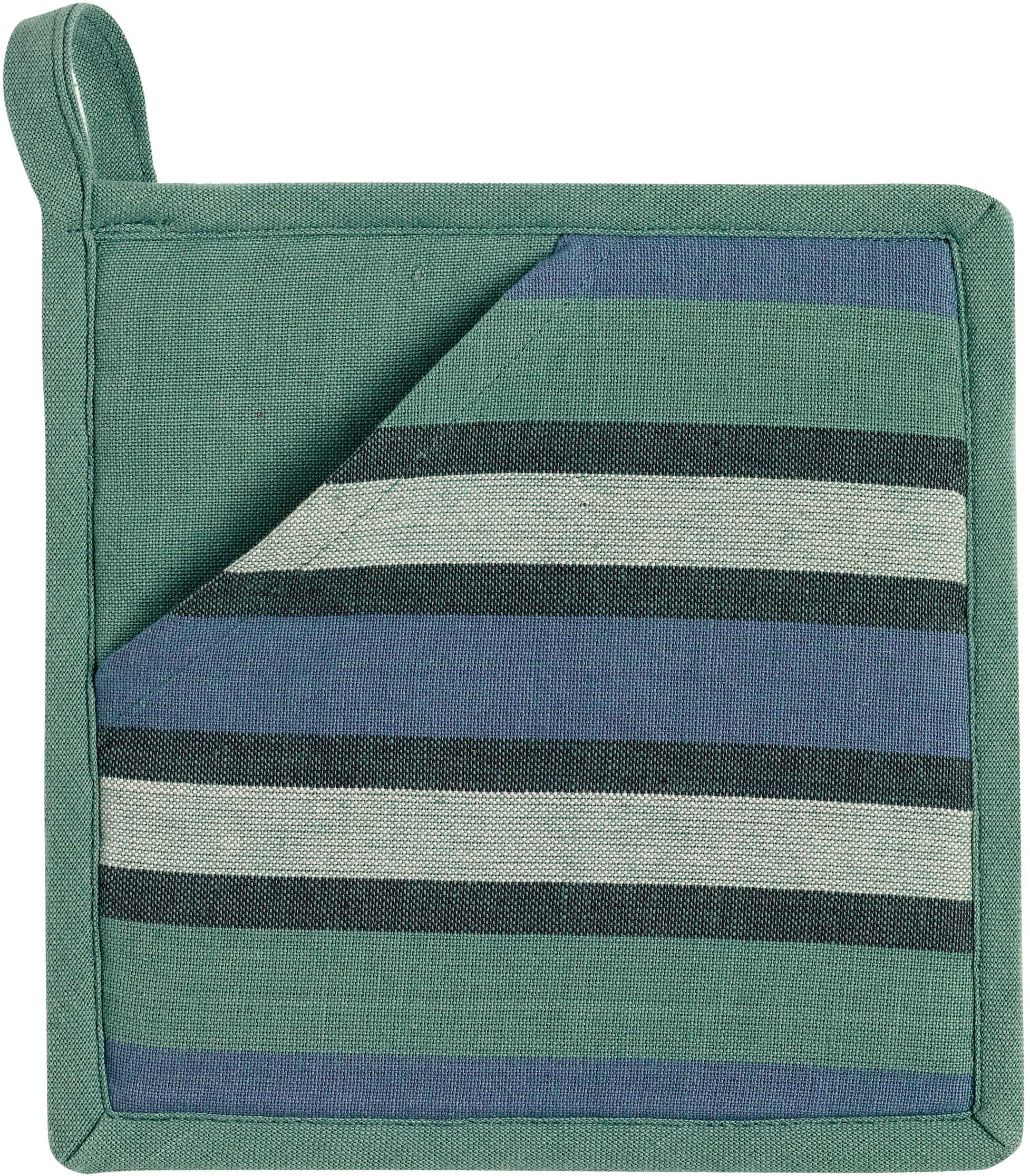 Gerecycleerde 2-in-1 pannenlap Yuna Paon 20 X 20