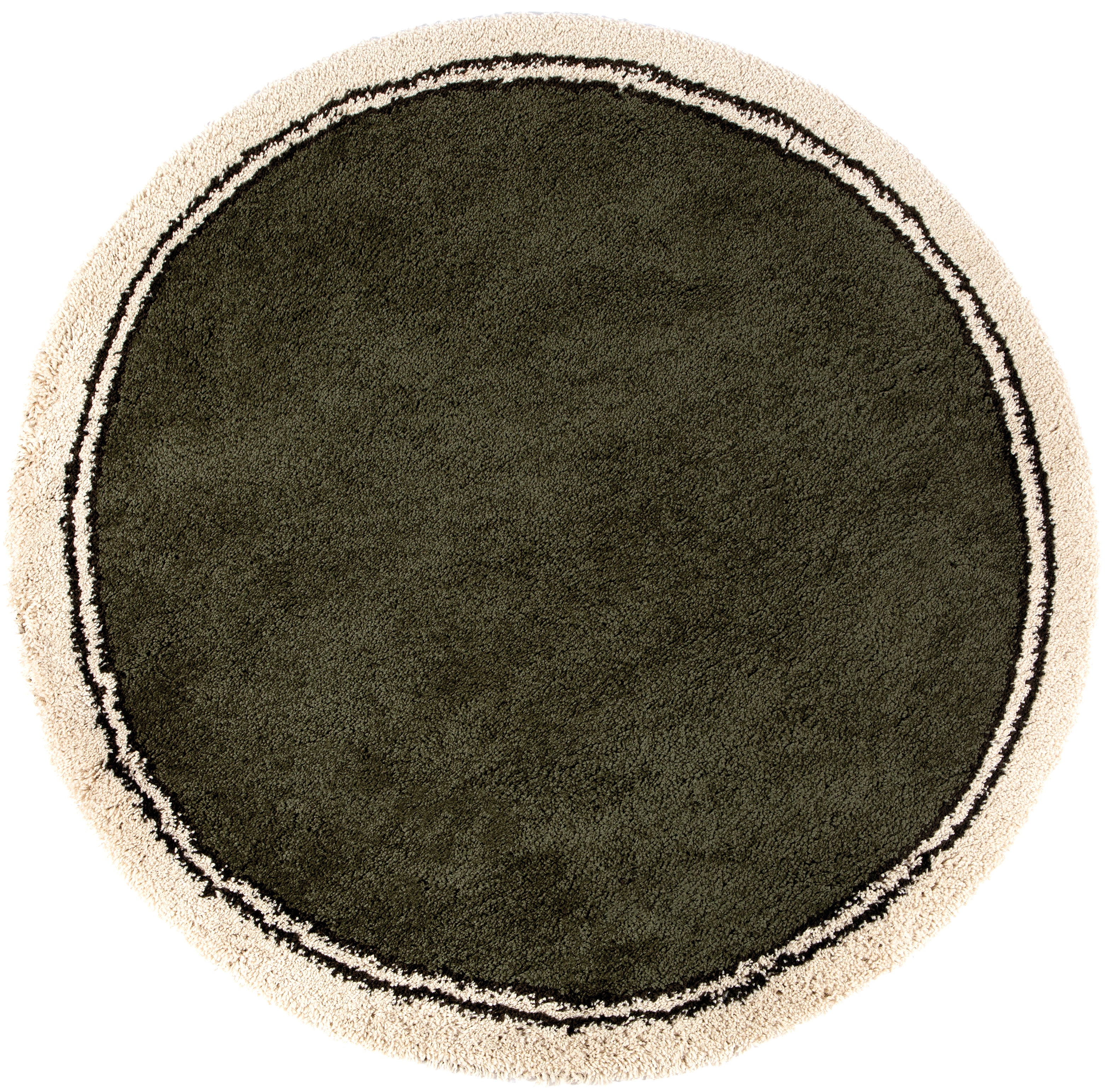 Many tapijt Olive Diâmetro 160