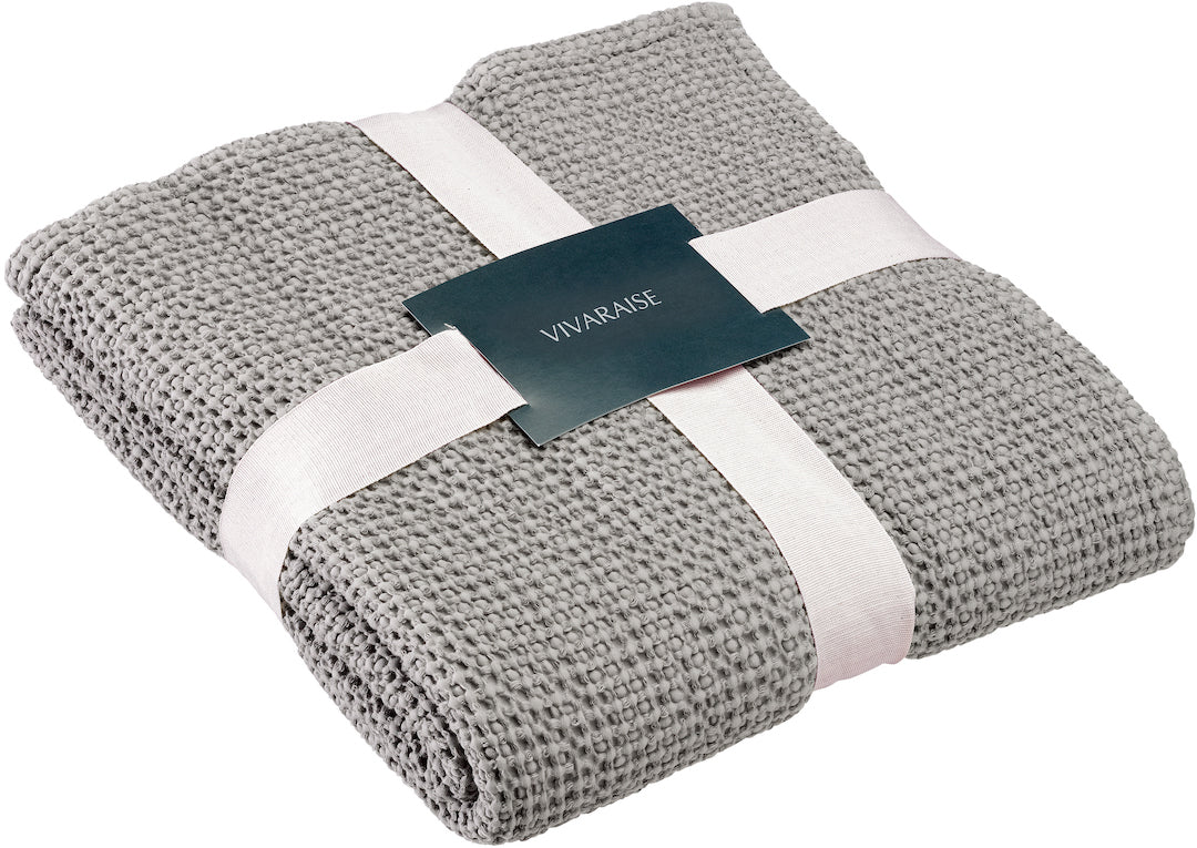 Gerecyclede plaid Maia Craie 260 X 260