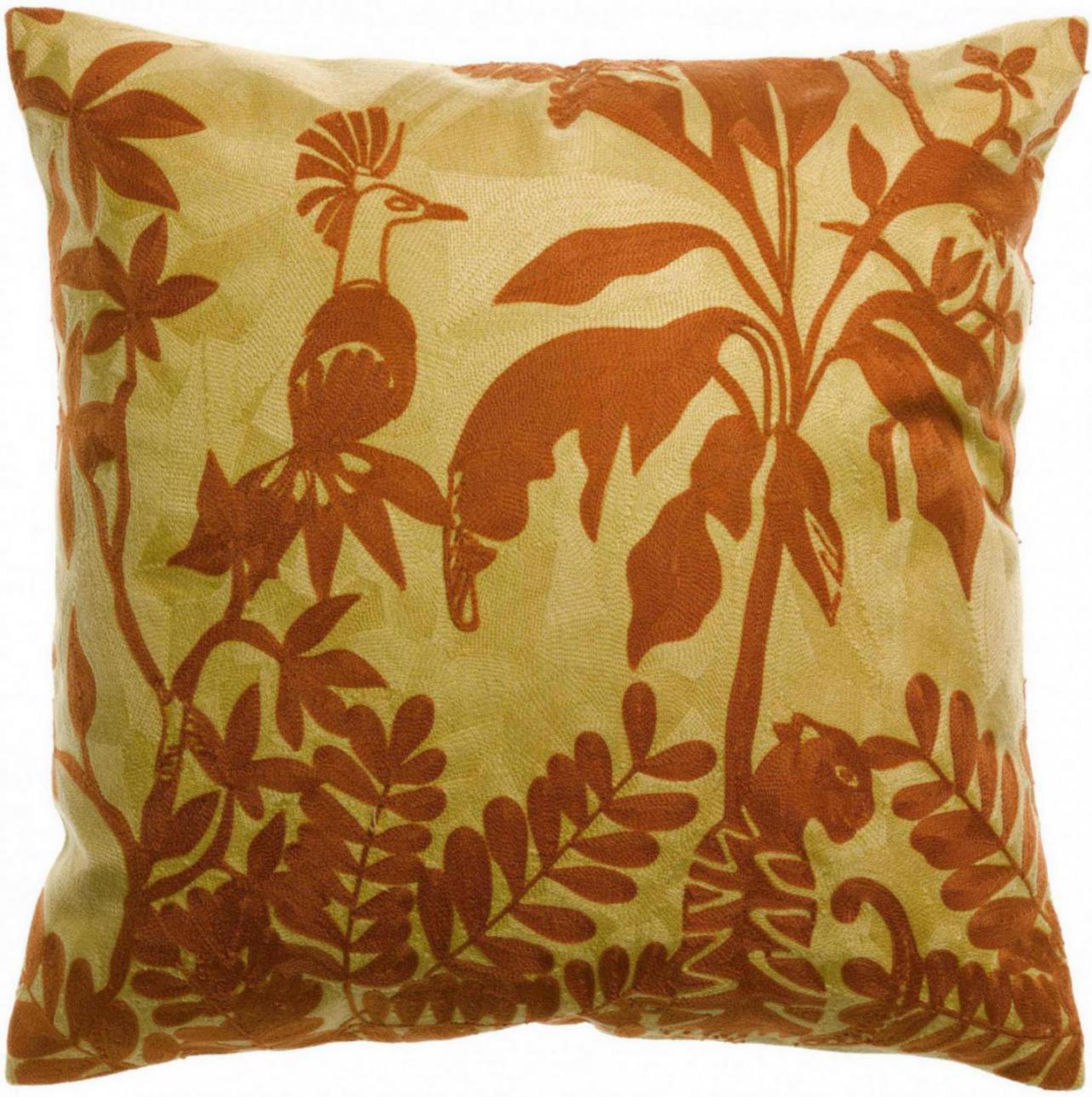 Geborduurd kussen Raki Gold 45 X 45