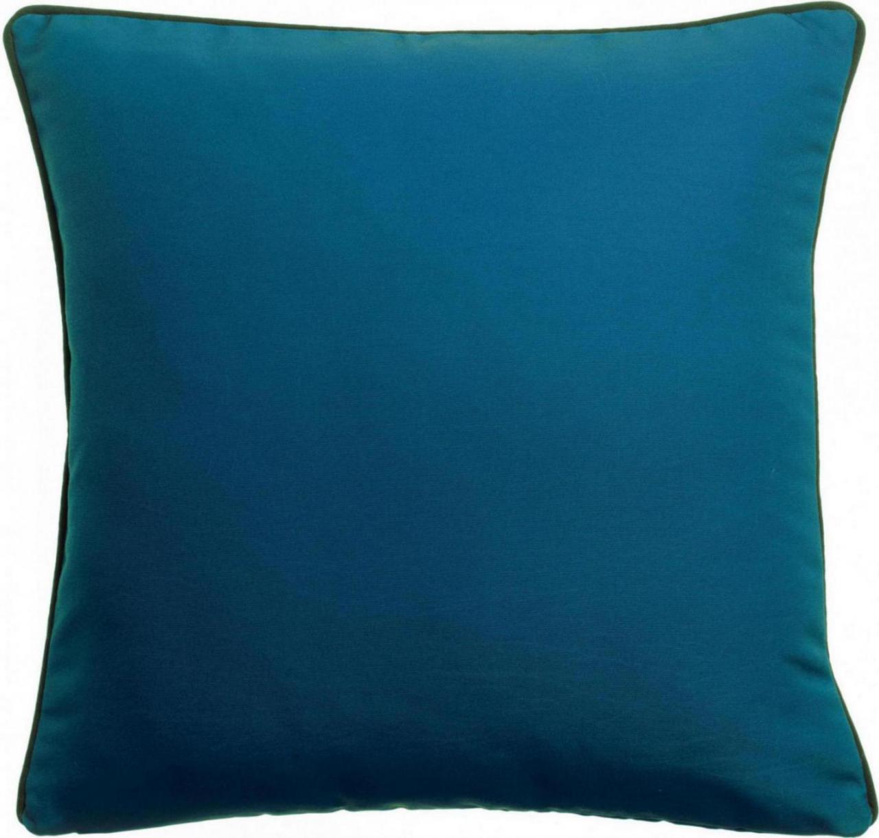 Effen outdoor kussen Alga Indigo 45 X 45