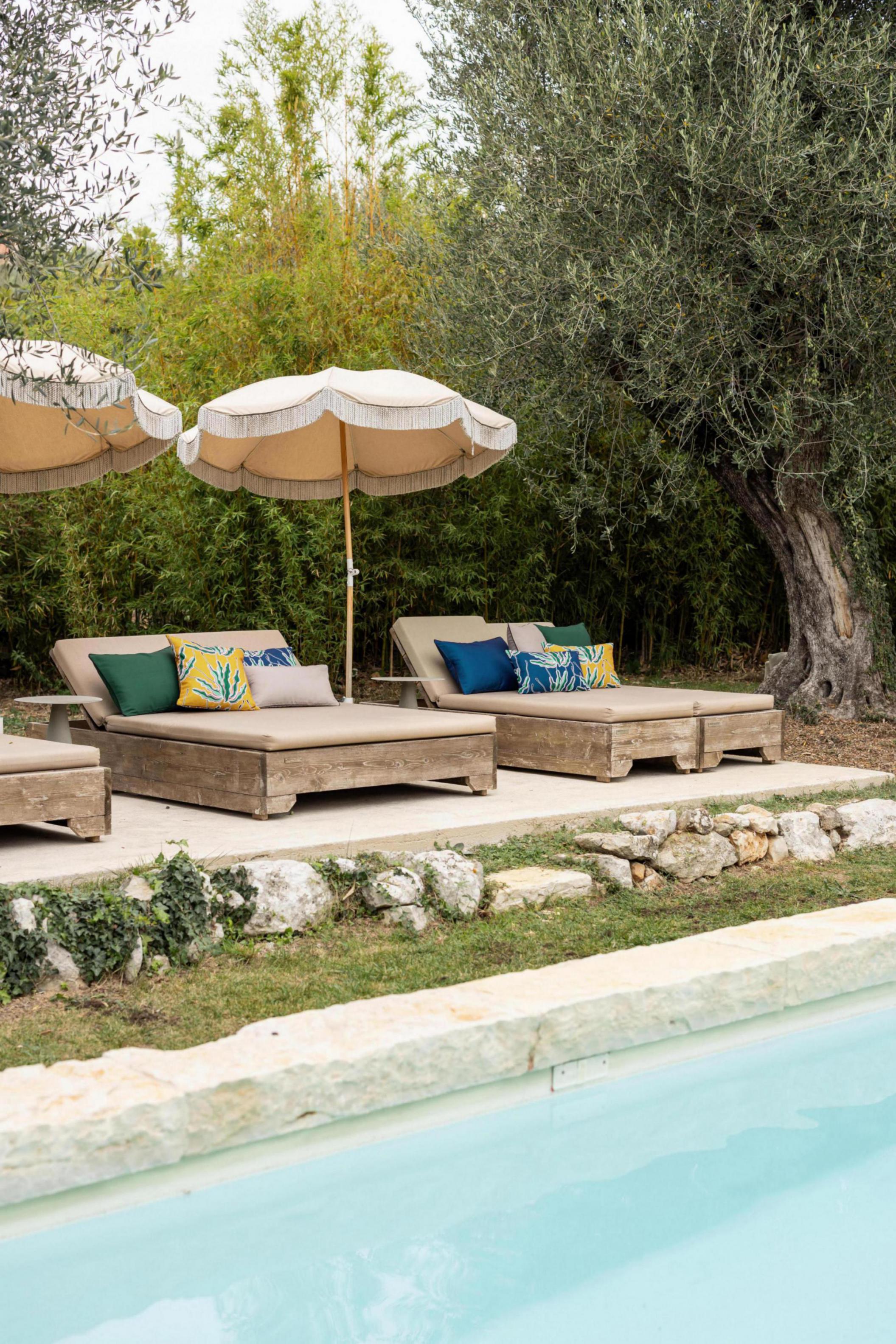Effen outdoor kussen Alga Galet 30 X 50