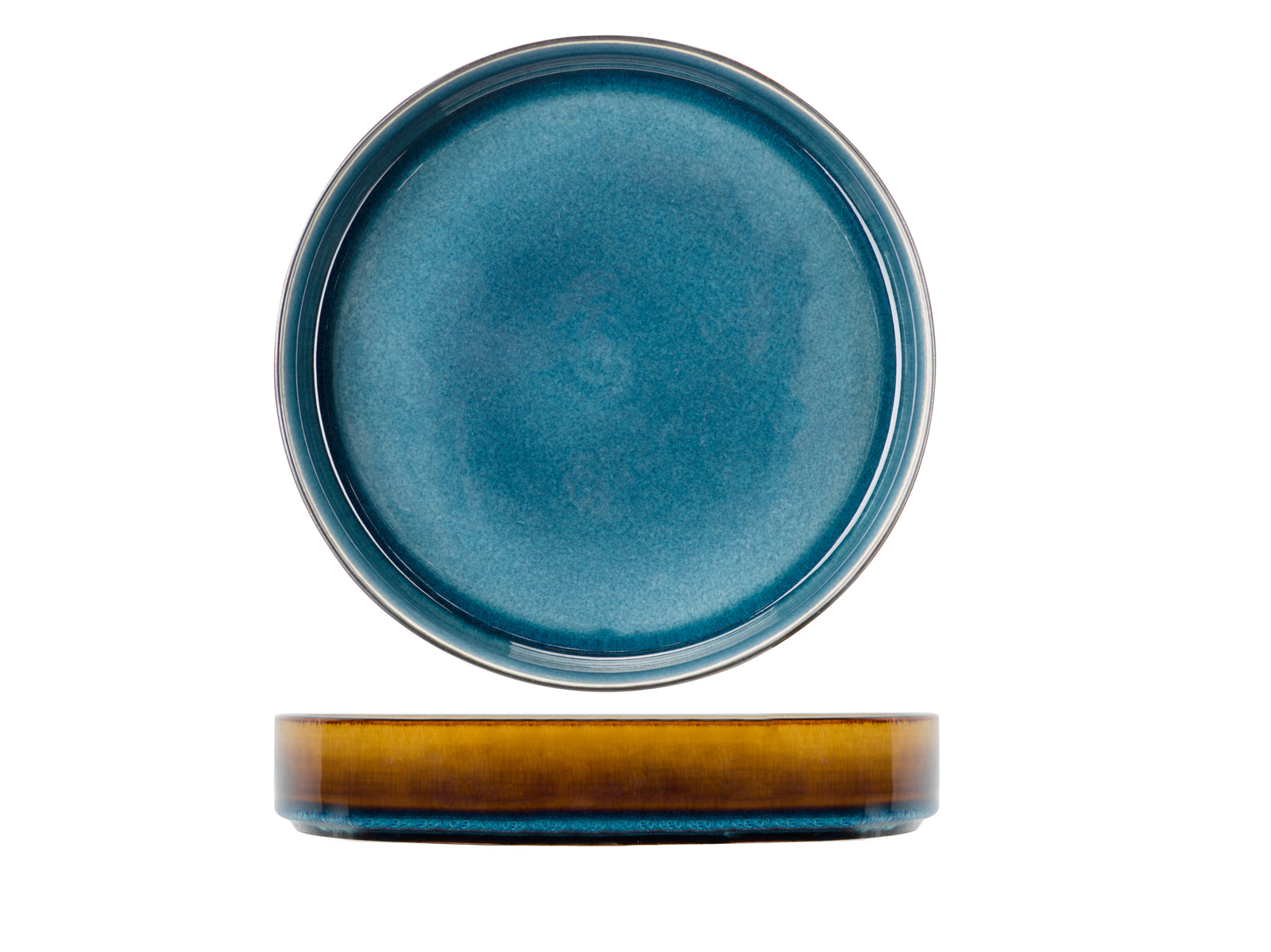 Quintana Blue Diep Bord - Set van 3