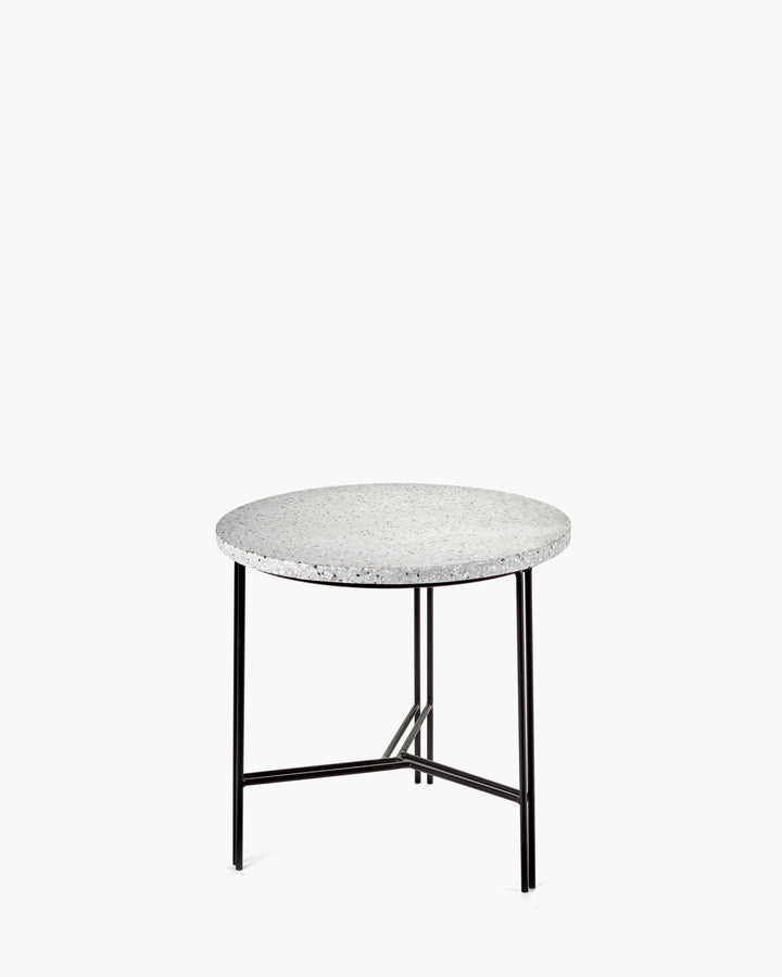 Serax - Antonino Sciortino - Bijzettafel M Zwart/Grijs Terrazzo
