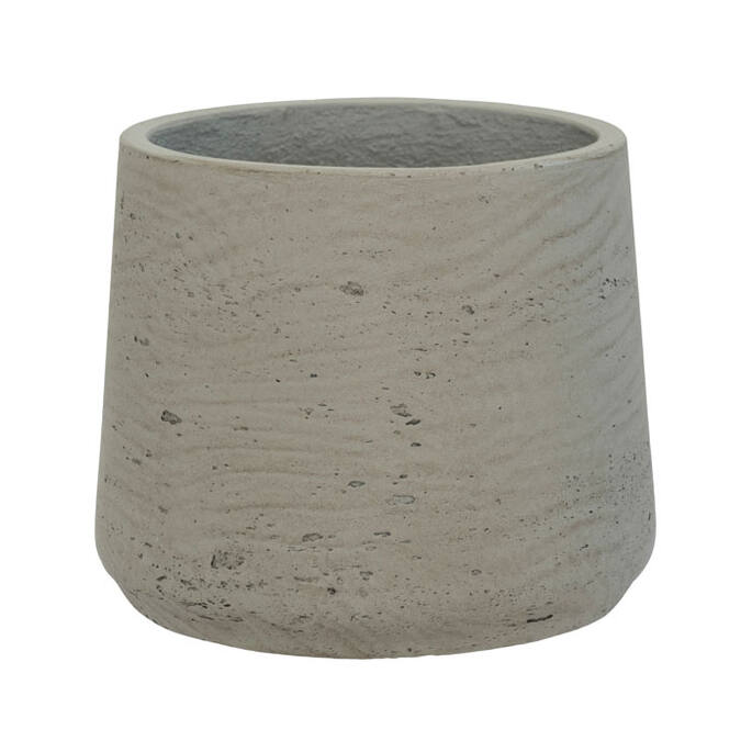 Pottery Pots - Bloempot Patt L, Mokka Washed