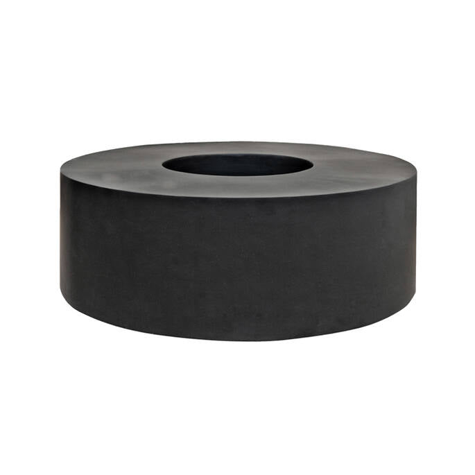 Pottery Pots - Bloempot Jumbo Seating Round, Zwart