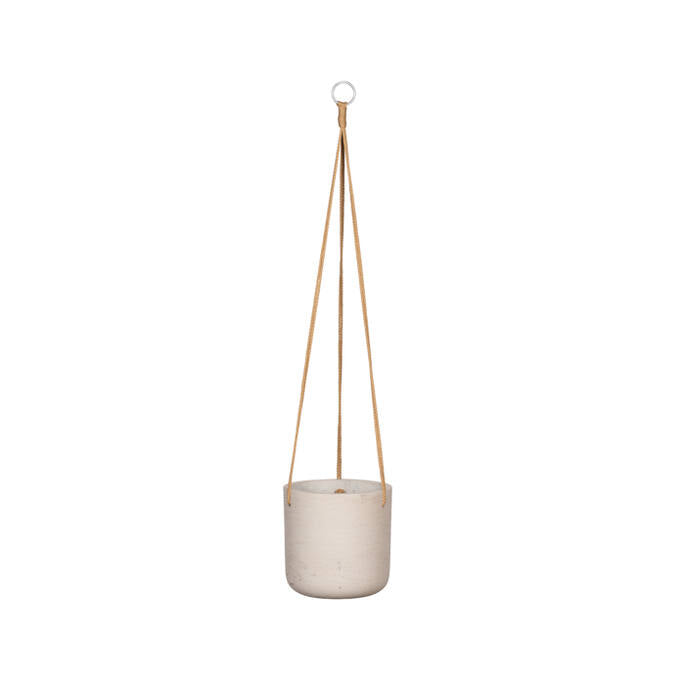 Pottery Pots - Bloempot Charlie M (hanging) Grey Washed, Grijs Washed