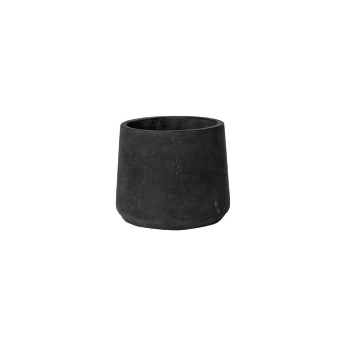 Pottery Pots - Bloempot Patt M, Zwart Washed