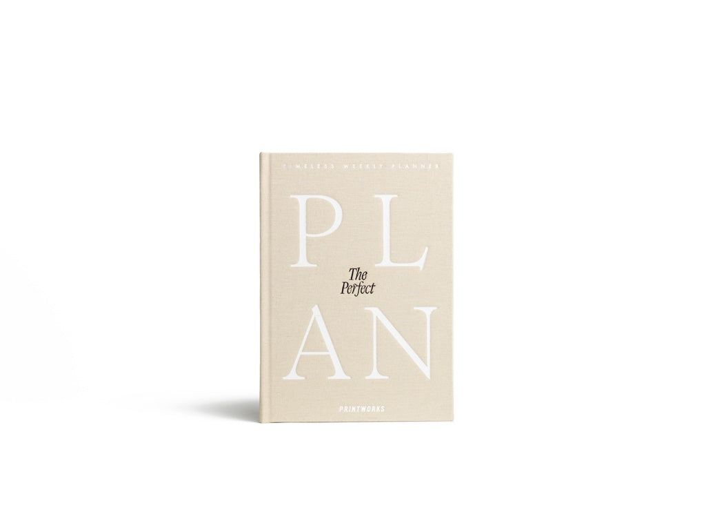 Printworks Weekplanner - The Perfect Plan - Beige