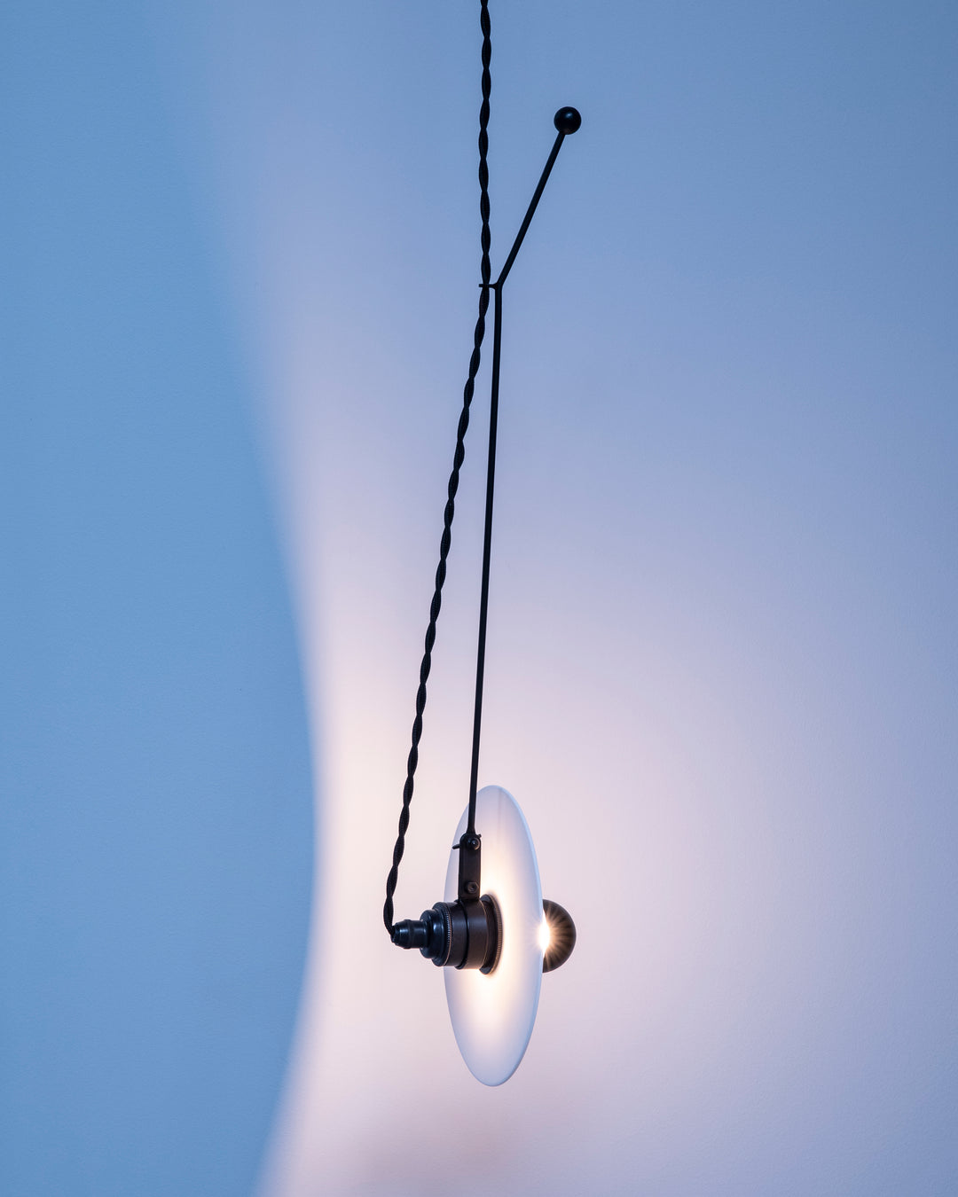 Ann Demeulemeester - Ann Demeulemeester - Hanglamp Zwart Wit Luna S1