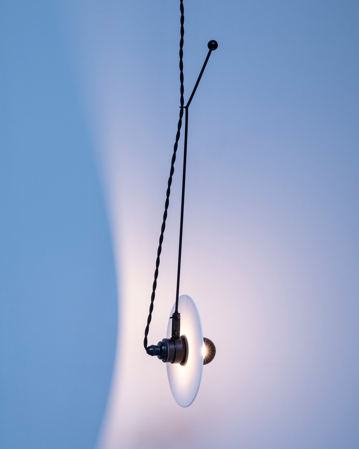 Ann Demeulemeester - Ann Demeulemeester - Hanglamp Zwart Wit Luna S1
