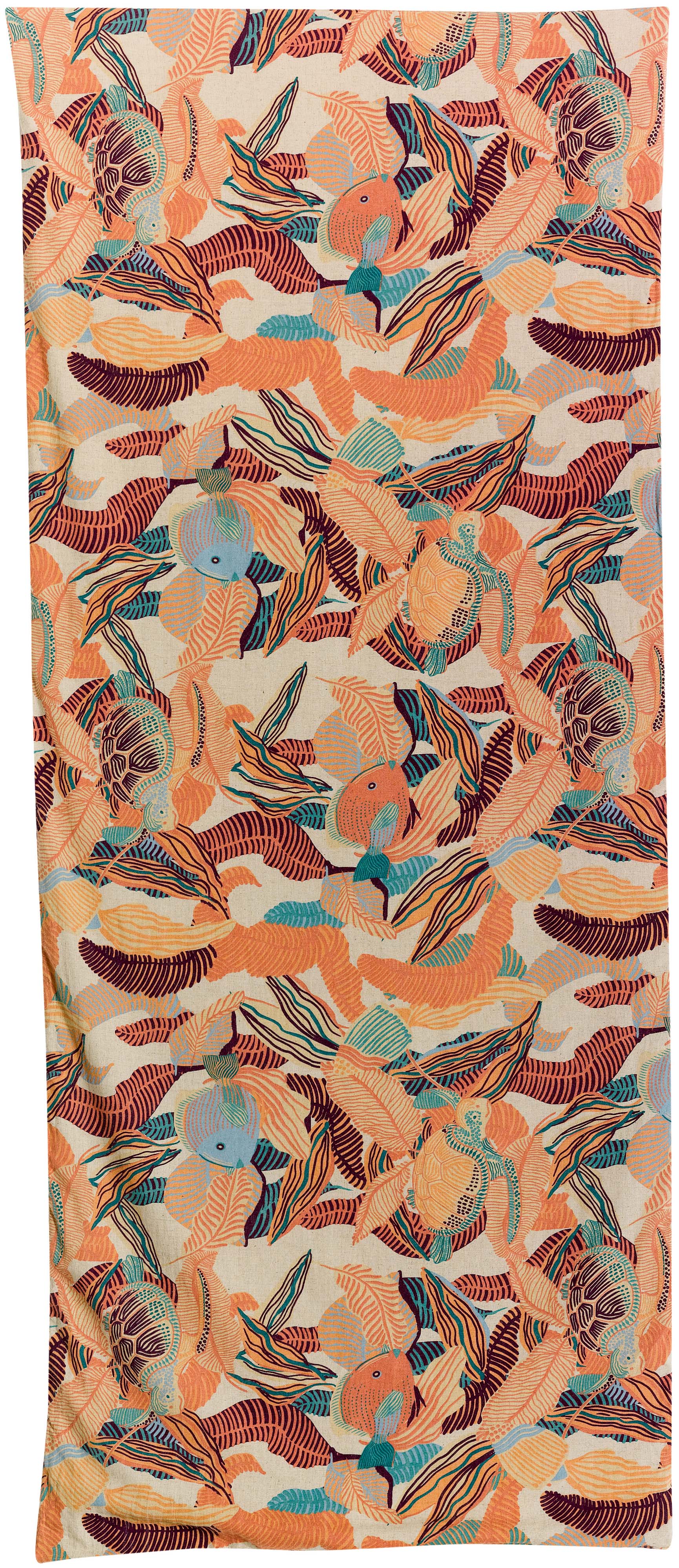 Dori bedrukte dekbed Papaye 85 X 200