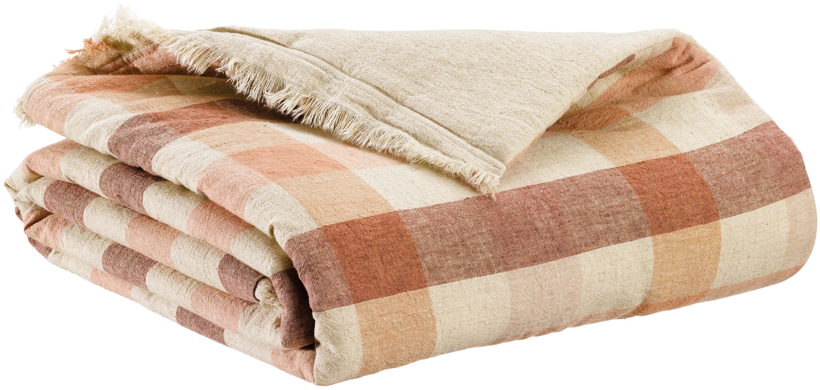 Gedrukt dekbed Kate Terracotta 85 X 200