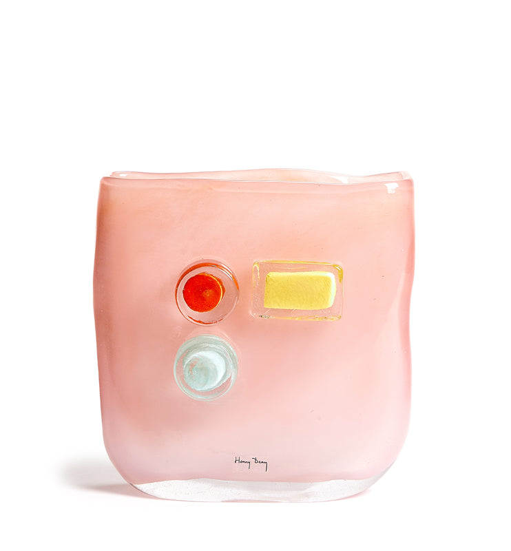 Henry Dean | Canvas vaas H23 cm Peach