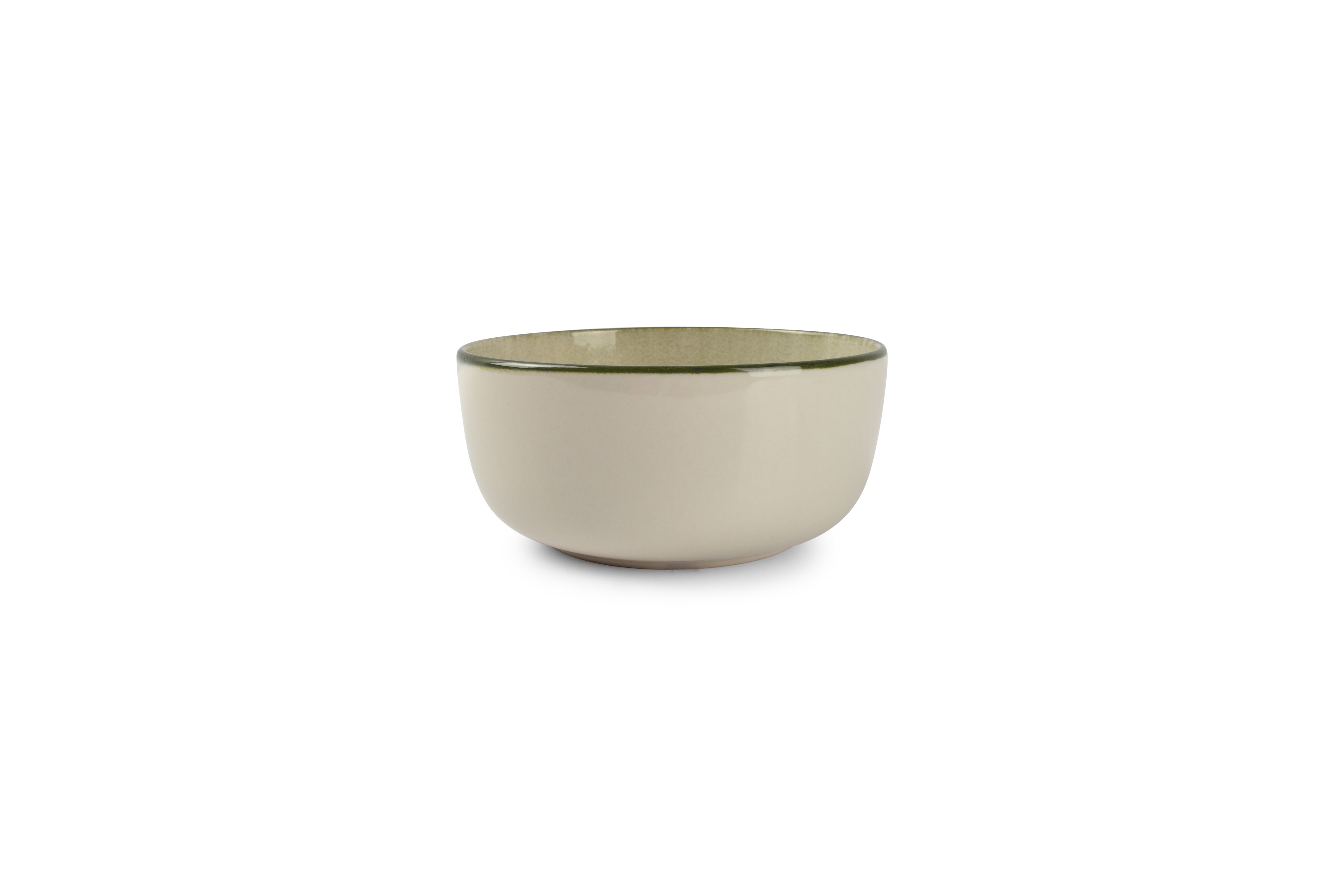 Kom 14,5xH6,5cm groen Gravel