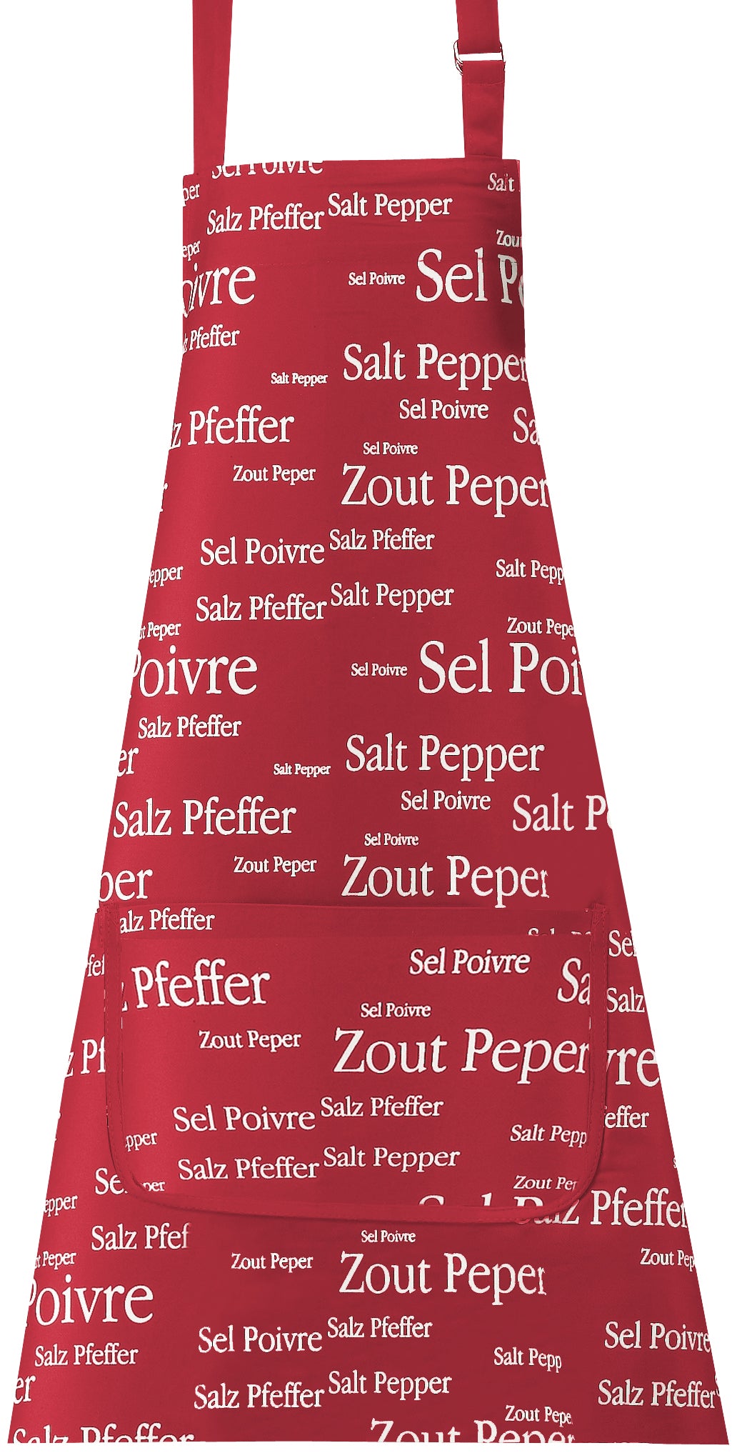 Keukenschort Sel & Poivre Rouge 80 X 85