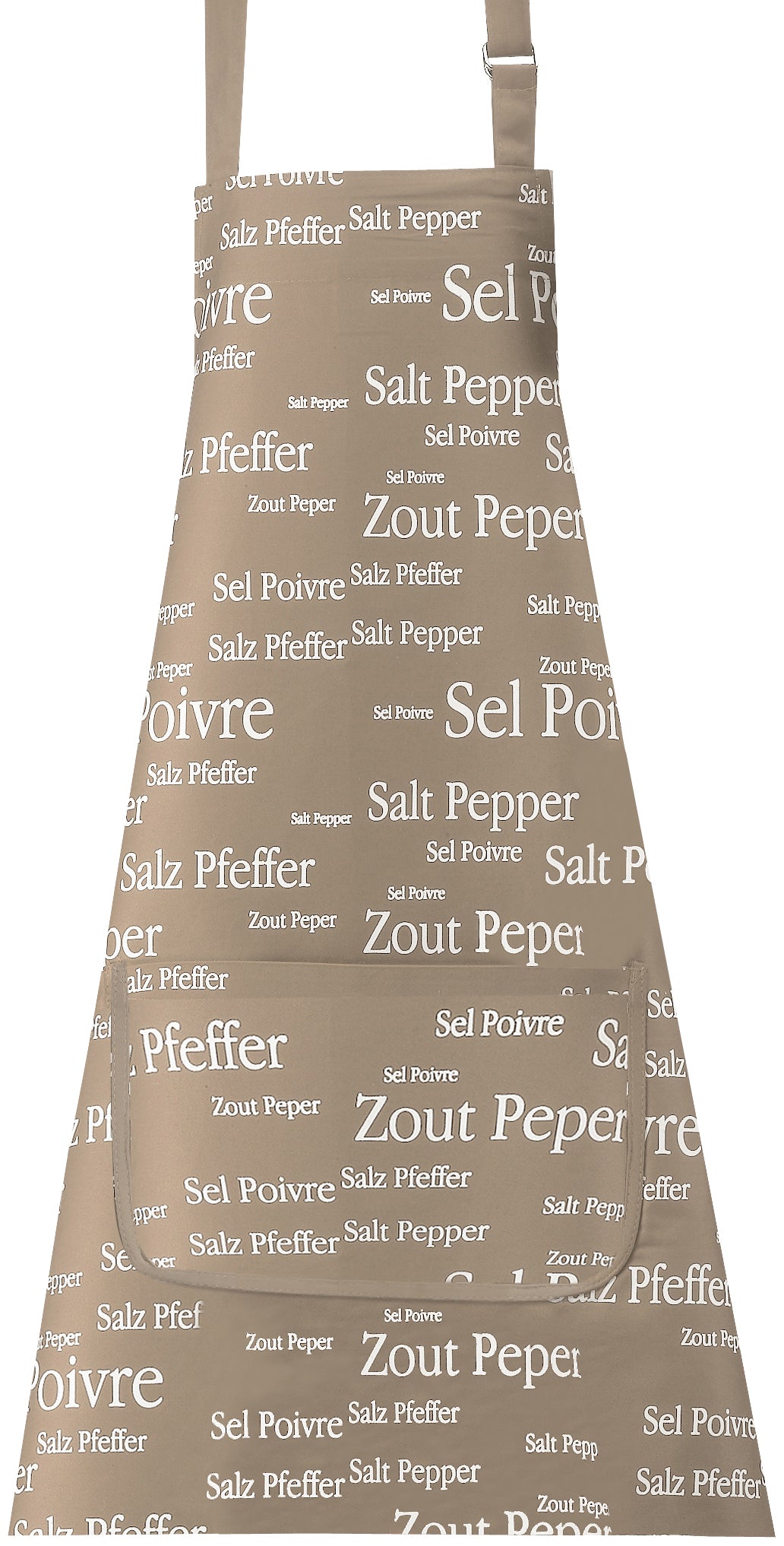 Keukenschort Sel & Poivre Ficelle 80 X 85