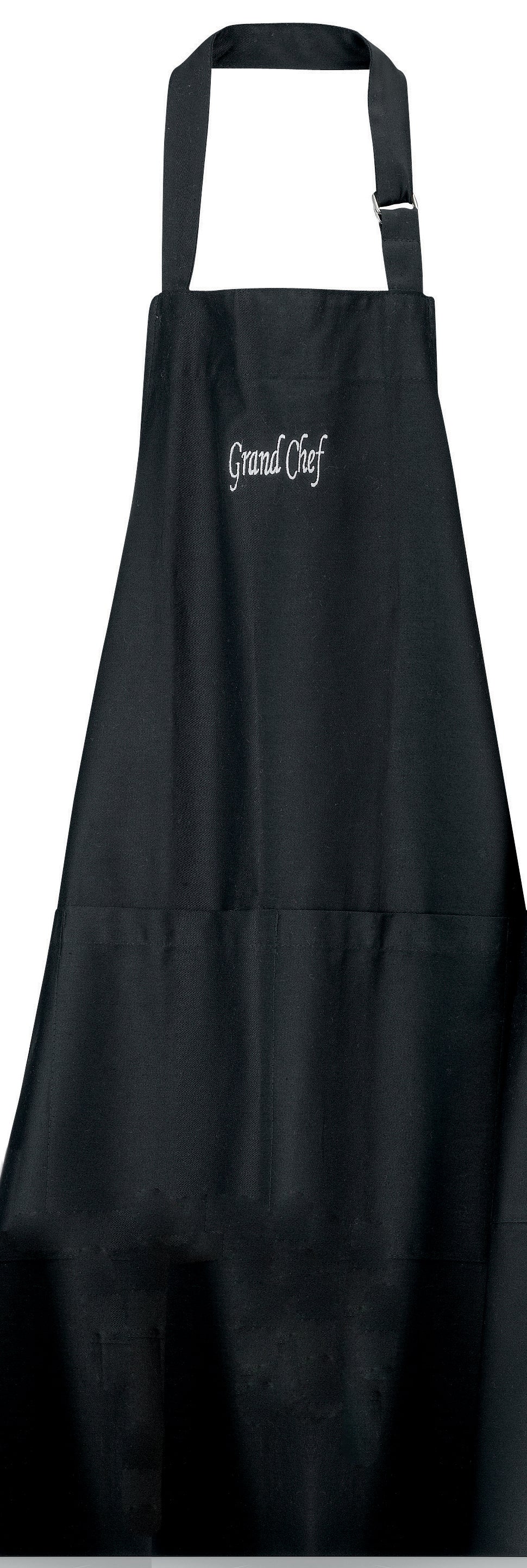 Keukenschort Grand chef Noir 75 X 90
