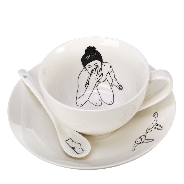 Polspotten - Mok Undressed (set van 4)