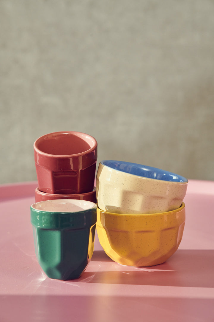 Polspotten - Espressokopje Lamarzocco Multicolor (set van 4)