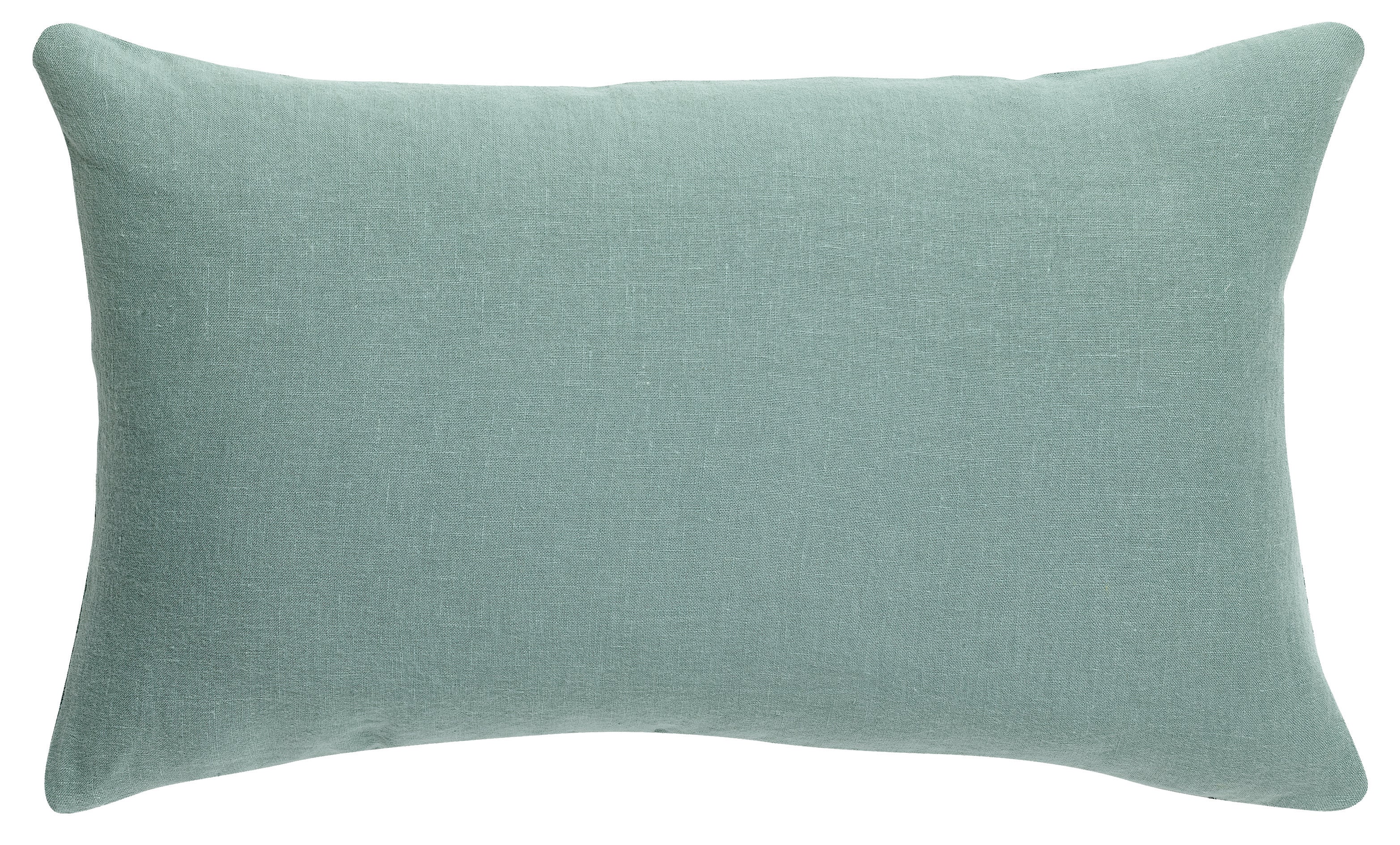 Effen kussen Zeff Vert de gris 40 X 65