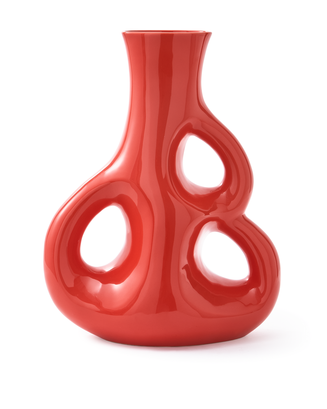Polspotten - Vaas Three Ears Rood L