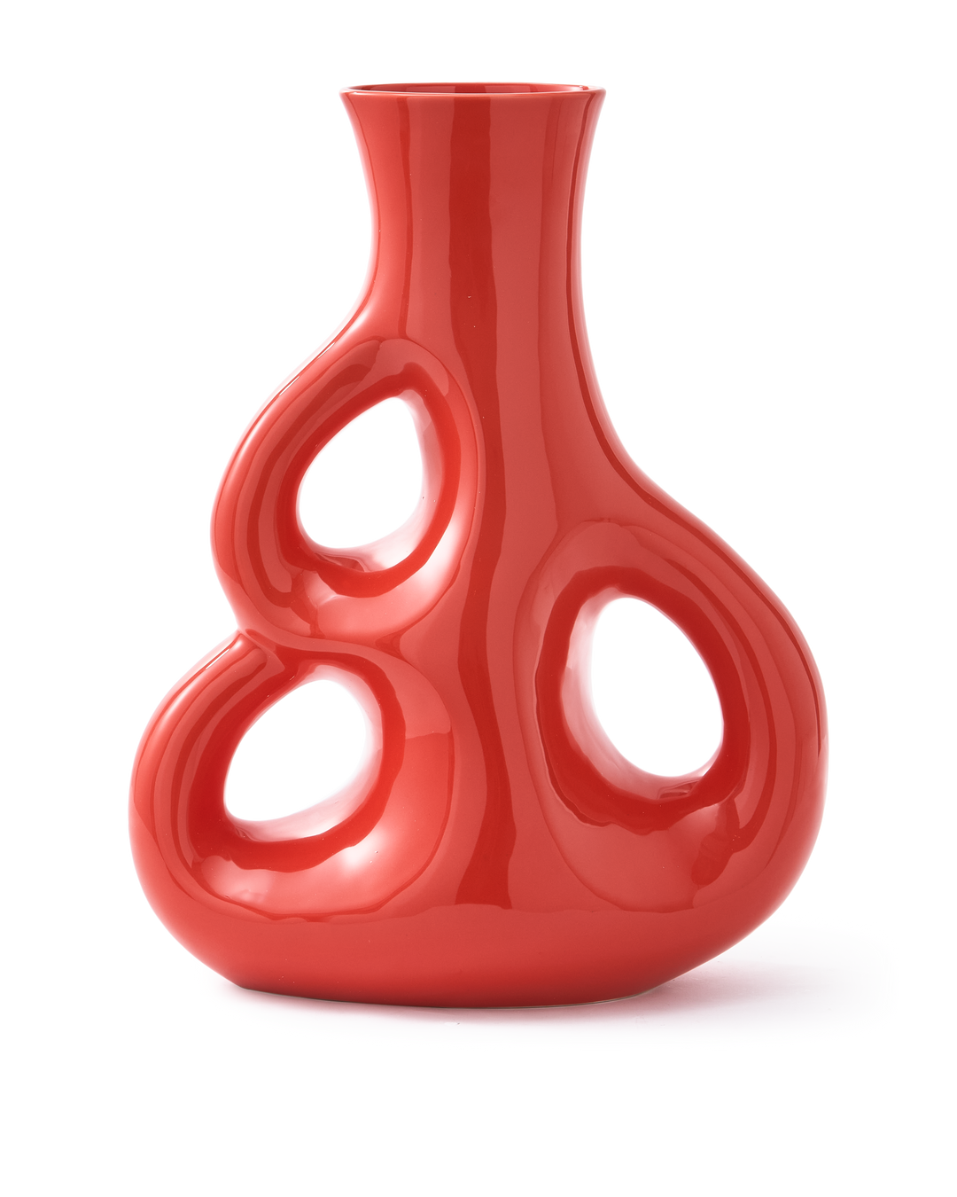 Polspotten - Vaas Three Ears Rood L