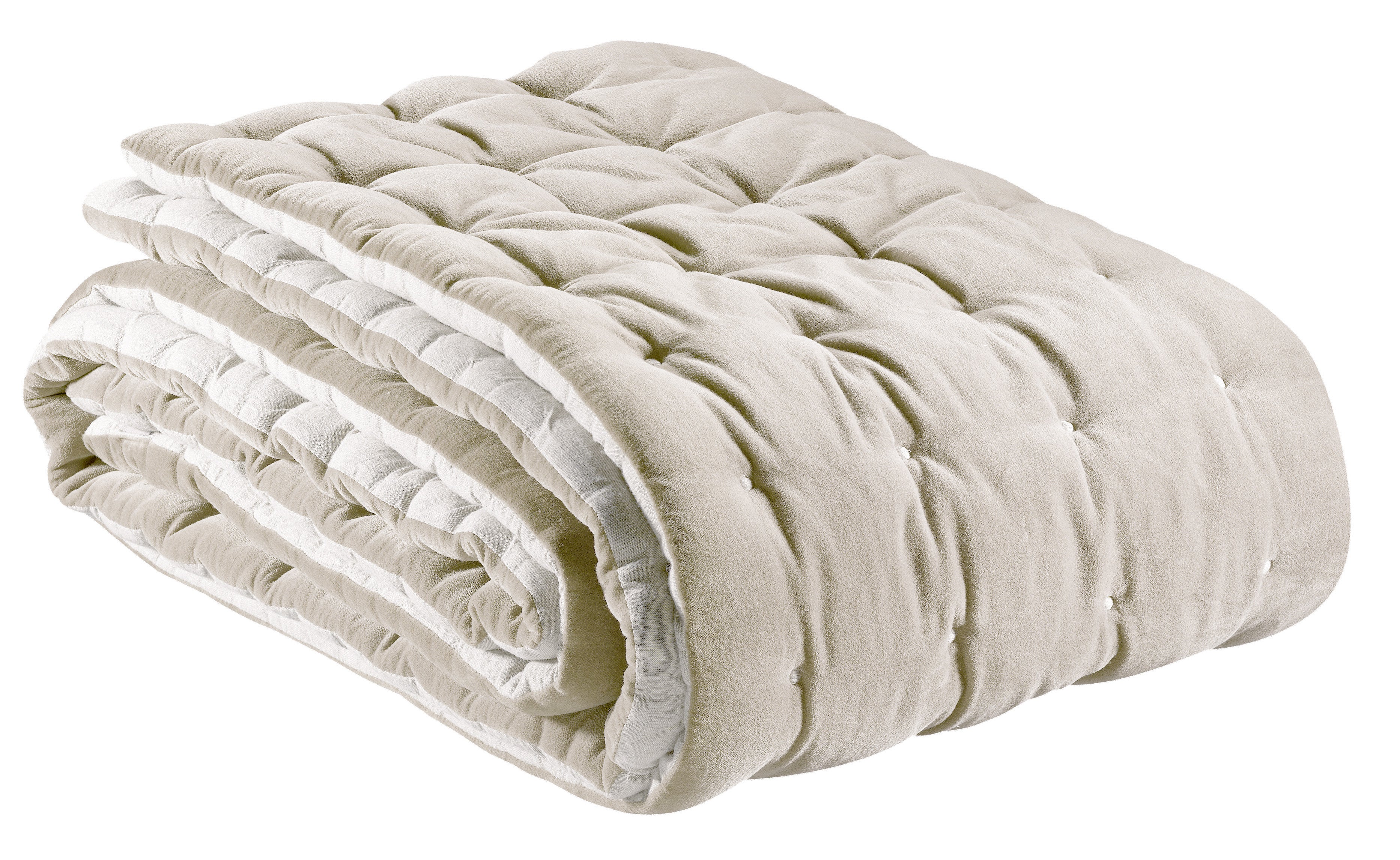 Effen bedloper Elise Grège 90 X 240