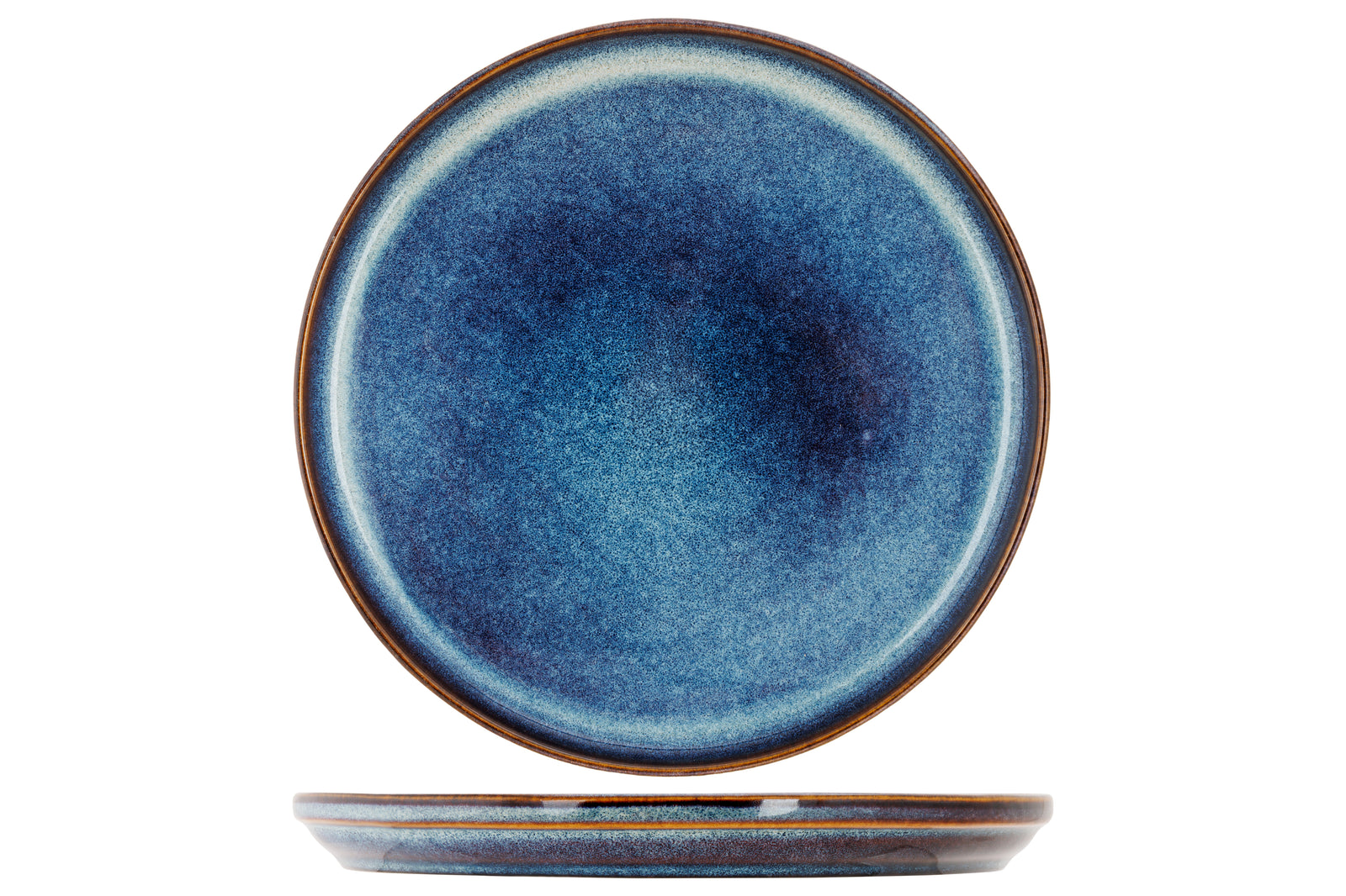 Jade Indigo Dessertbord - Set van 4