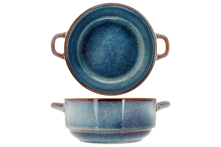 Jade Indigo Kom - Set van 4